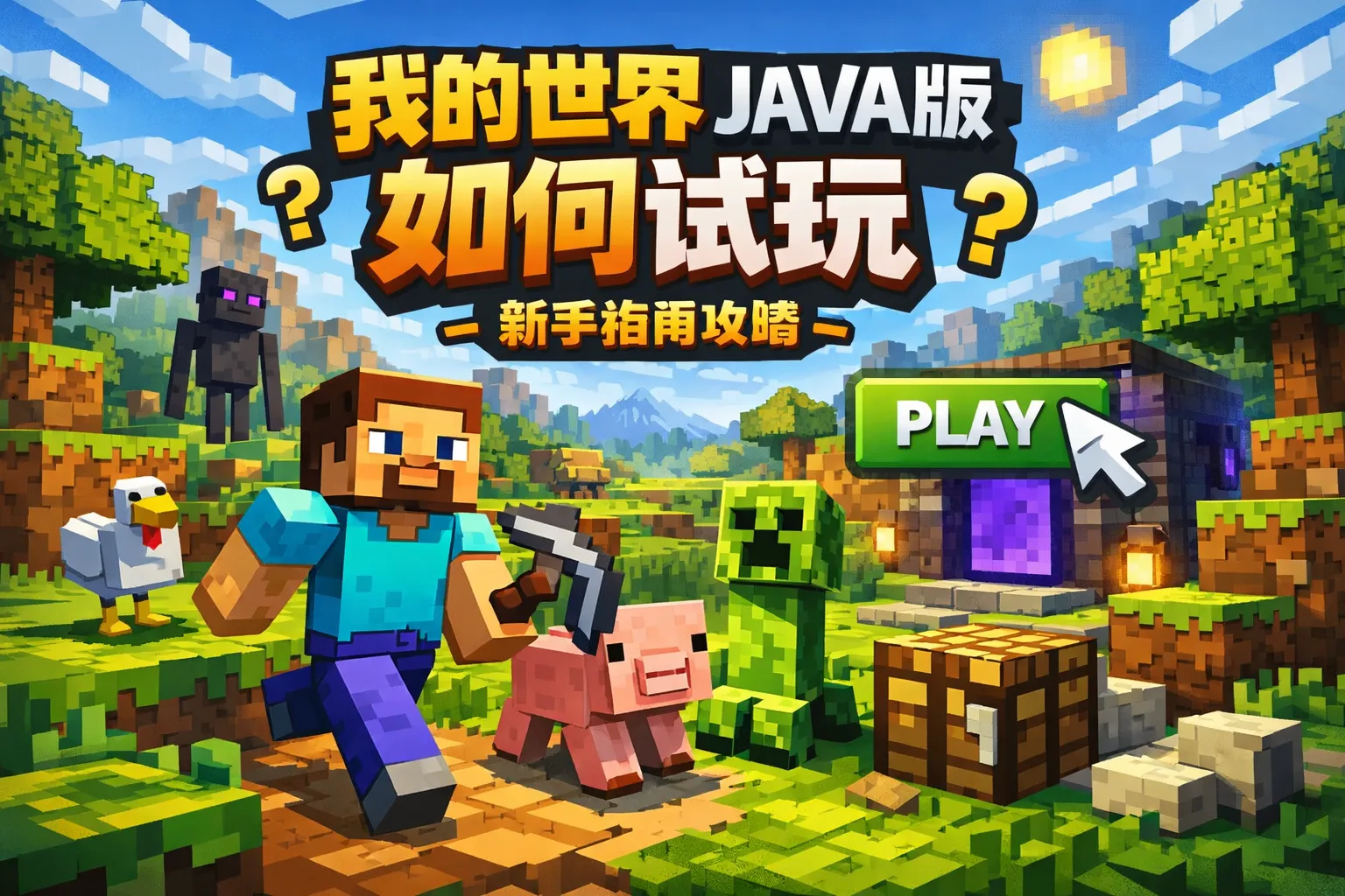 我的世界java版如何试玩