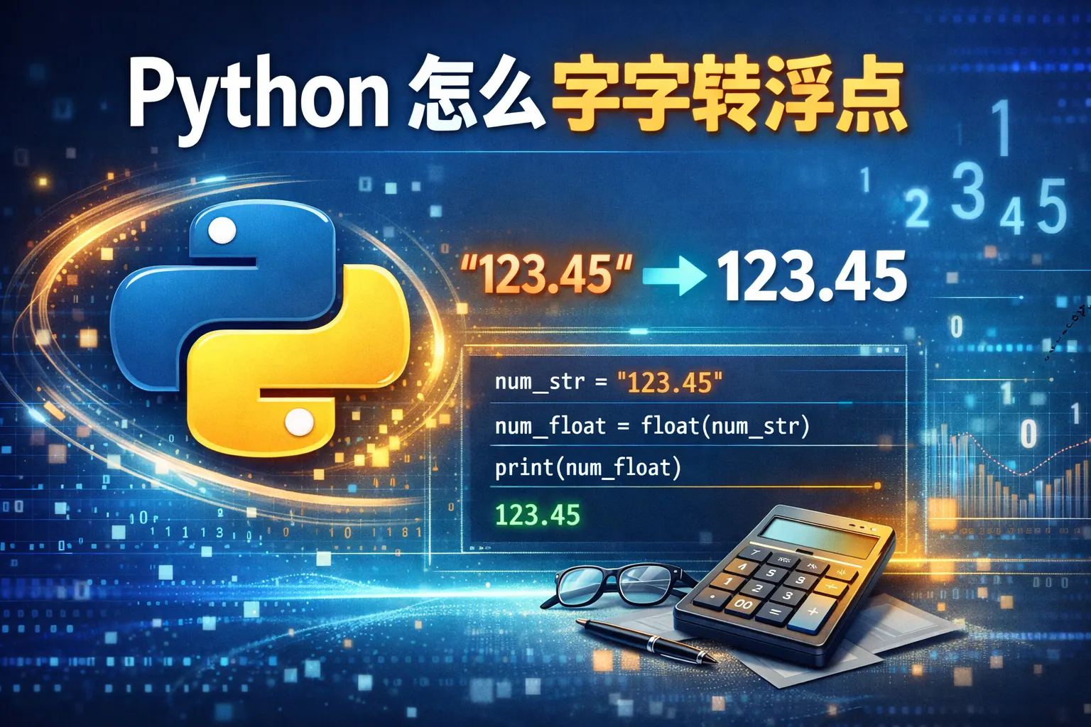 python 怎么字符转浮点