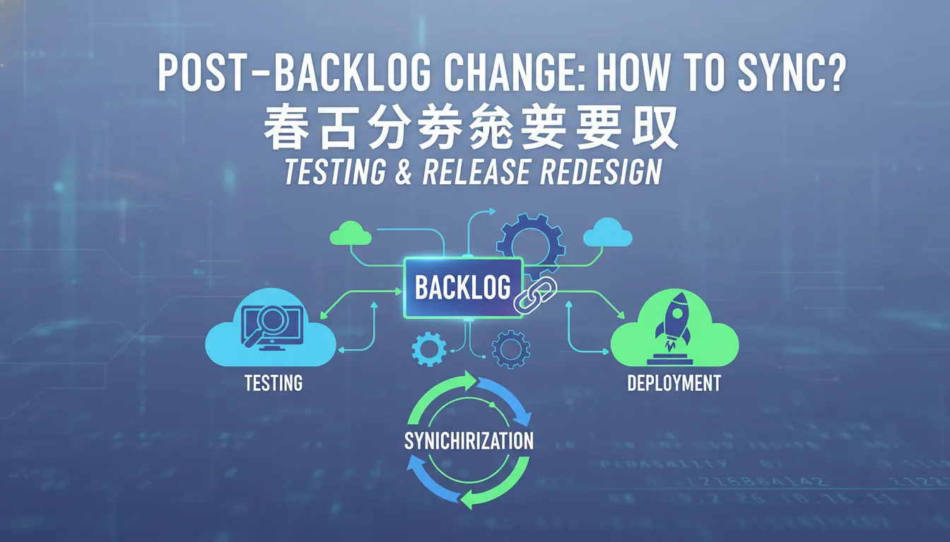 Backlog变更后怎么同步?测试发布都要改
