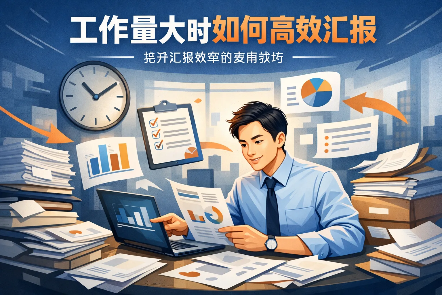工作量大时如何高效汇报