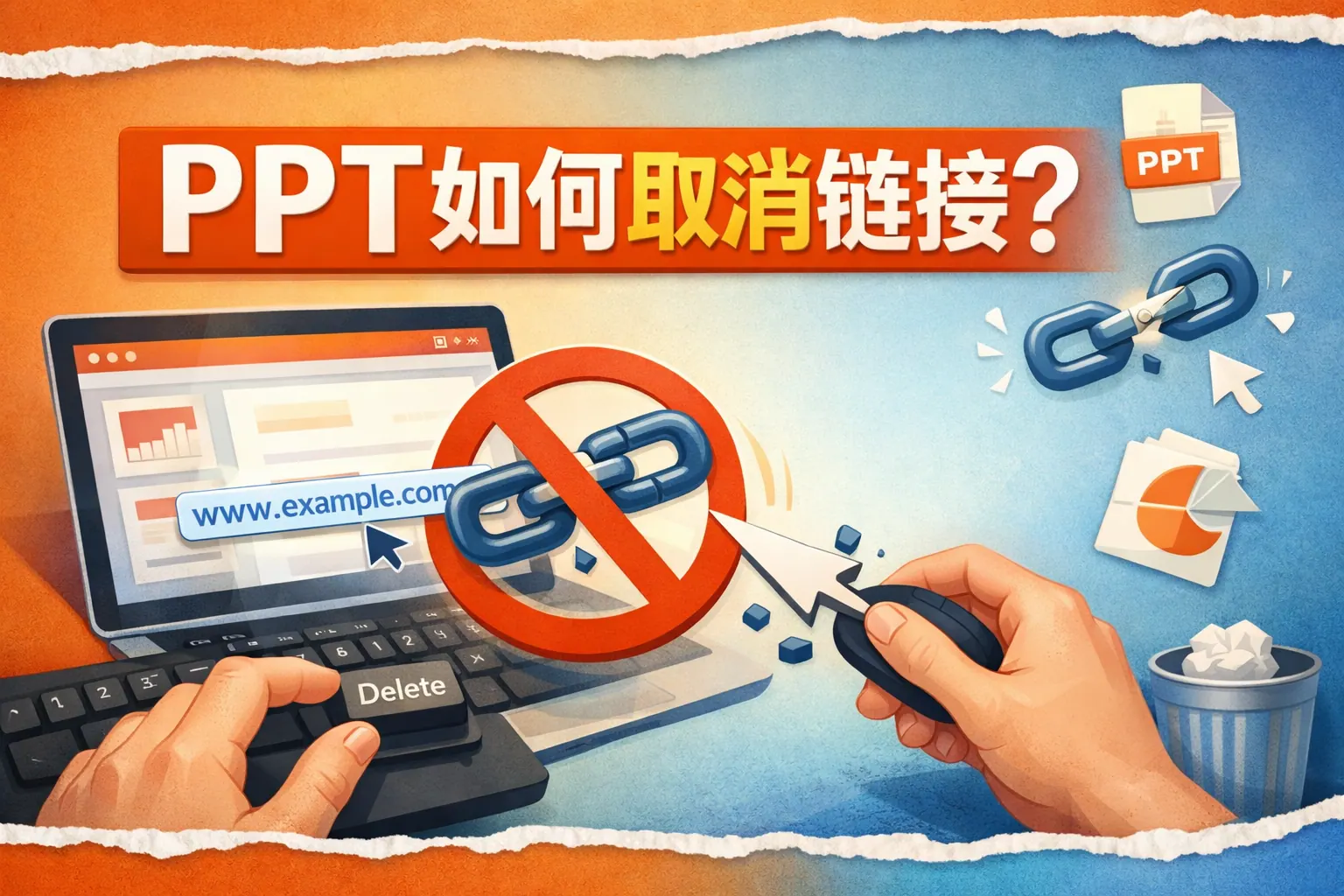 ppt如何取消链接