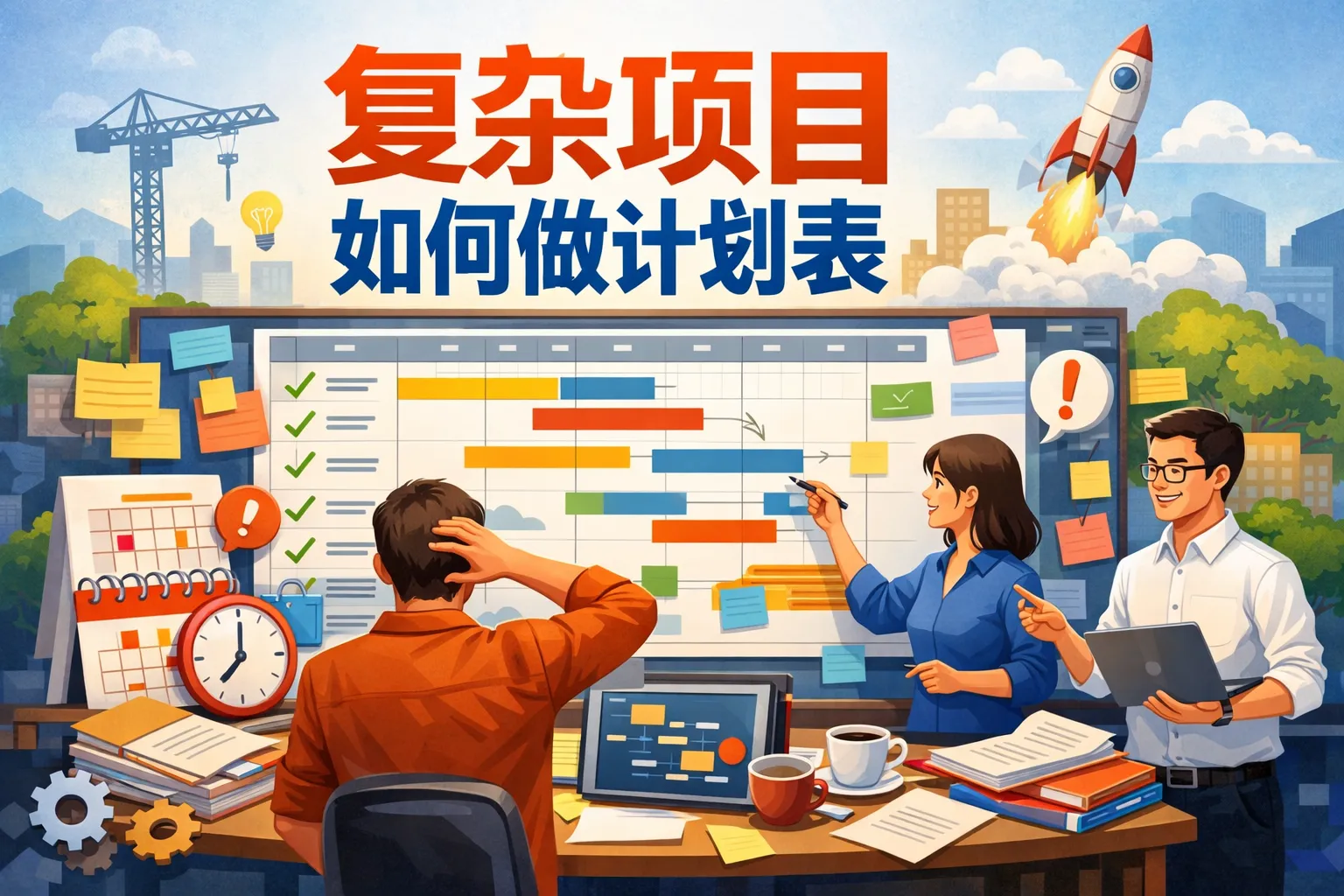 复杂项目如何做计划表