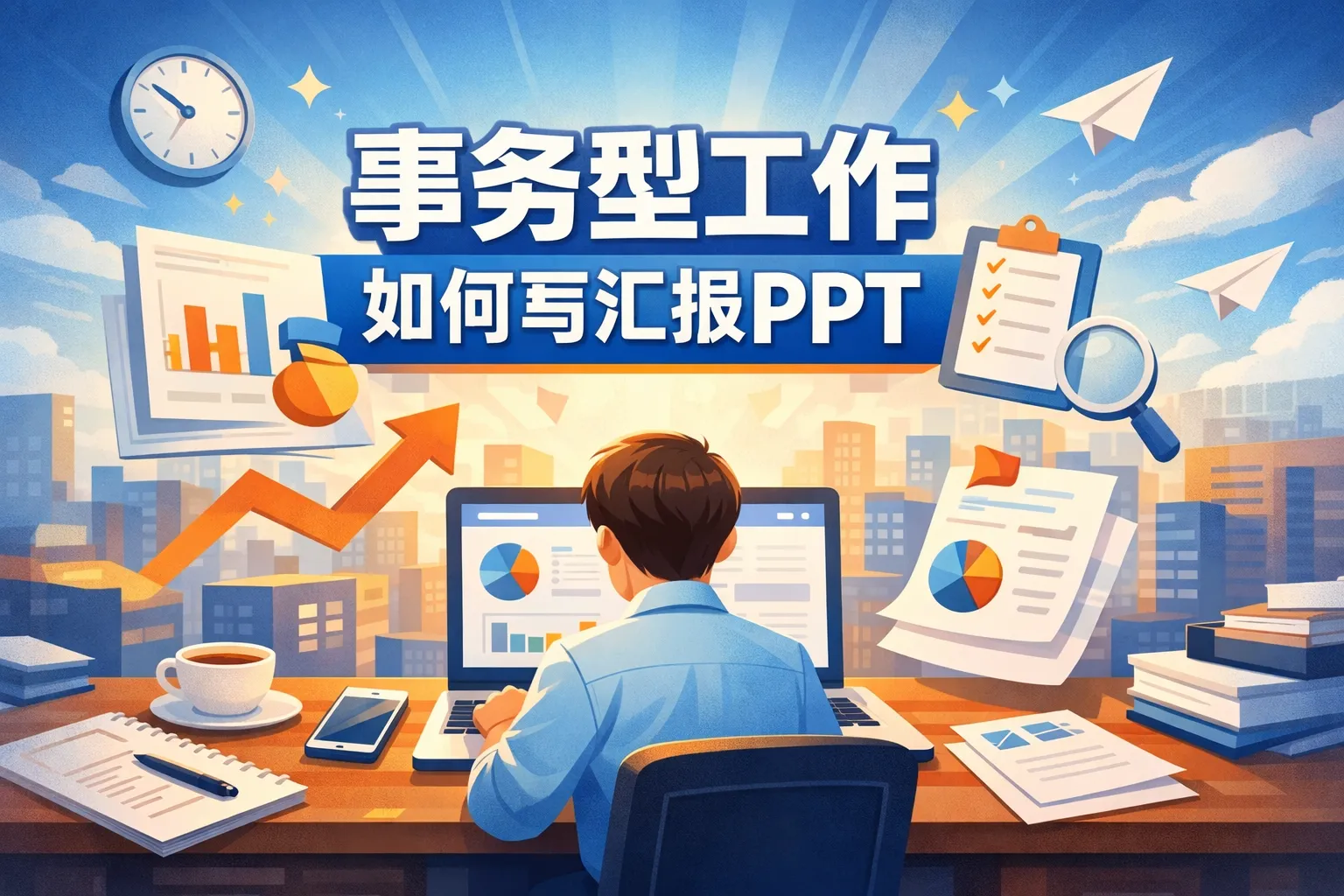 事务型工作如何写汇报ppt