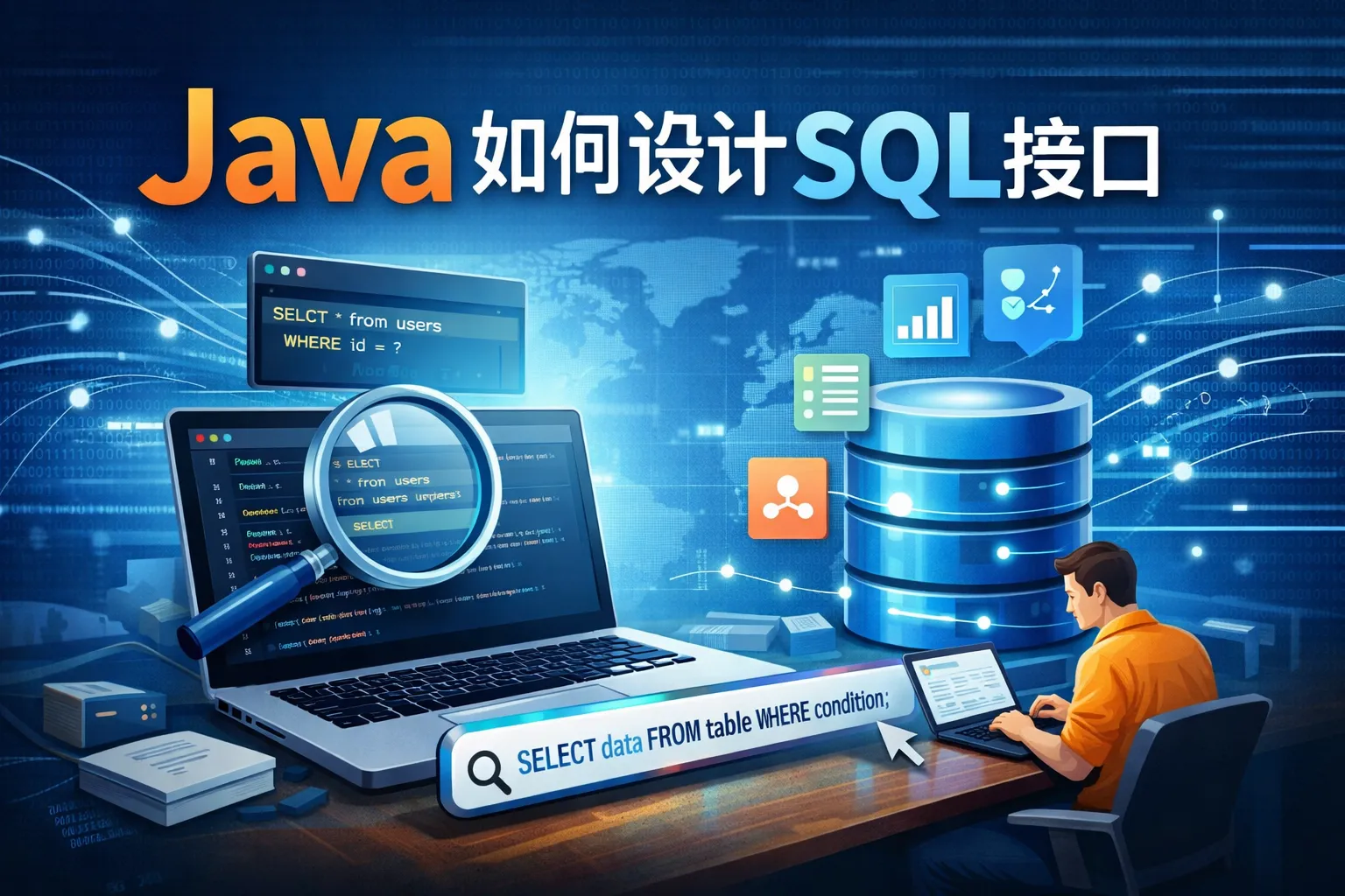 java如何设计查询sql接口