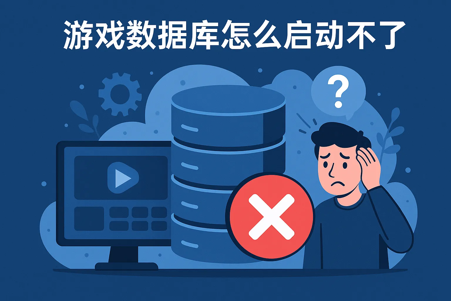 游戏数据库怎么启动不了