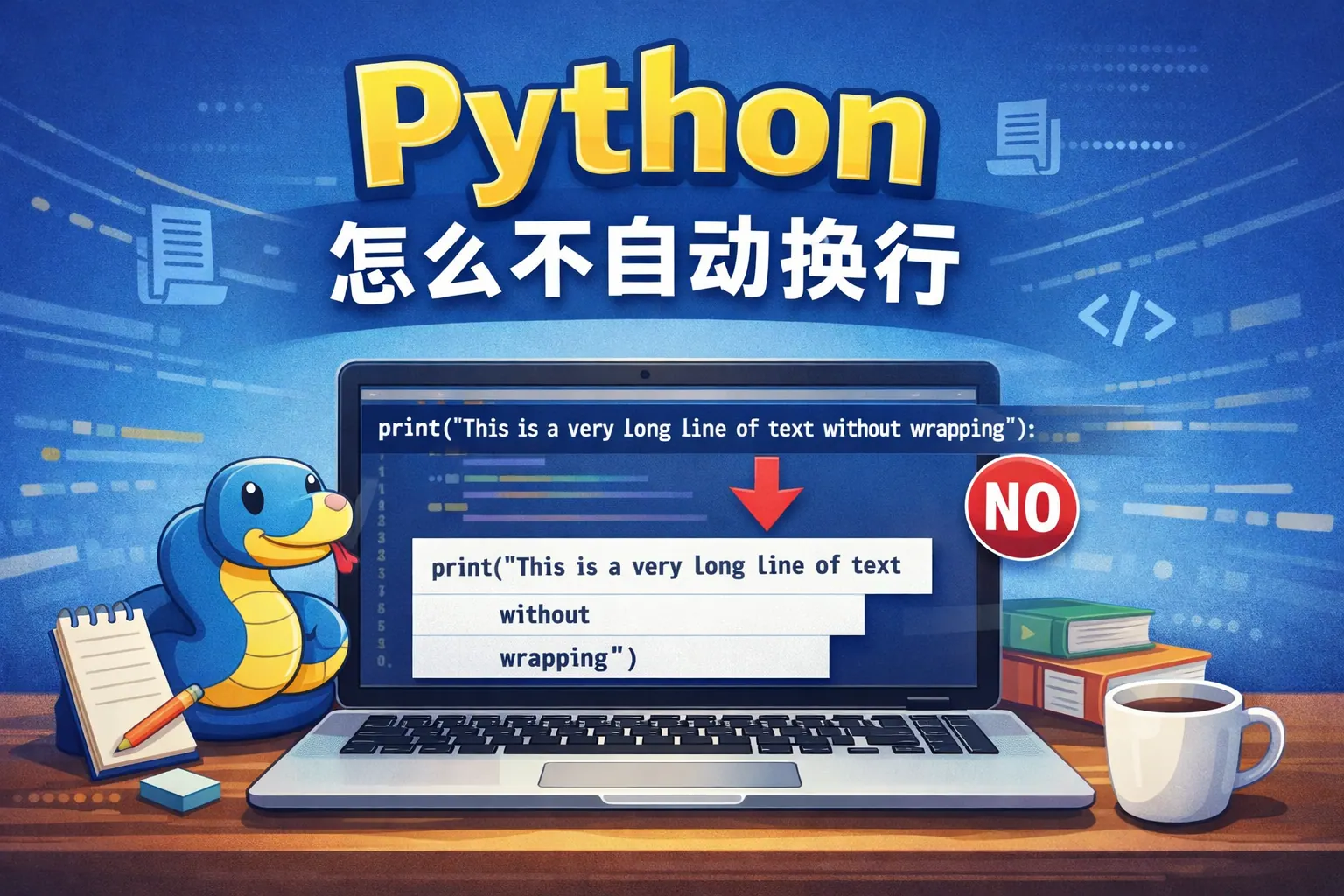 python怎么不自动换行