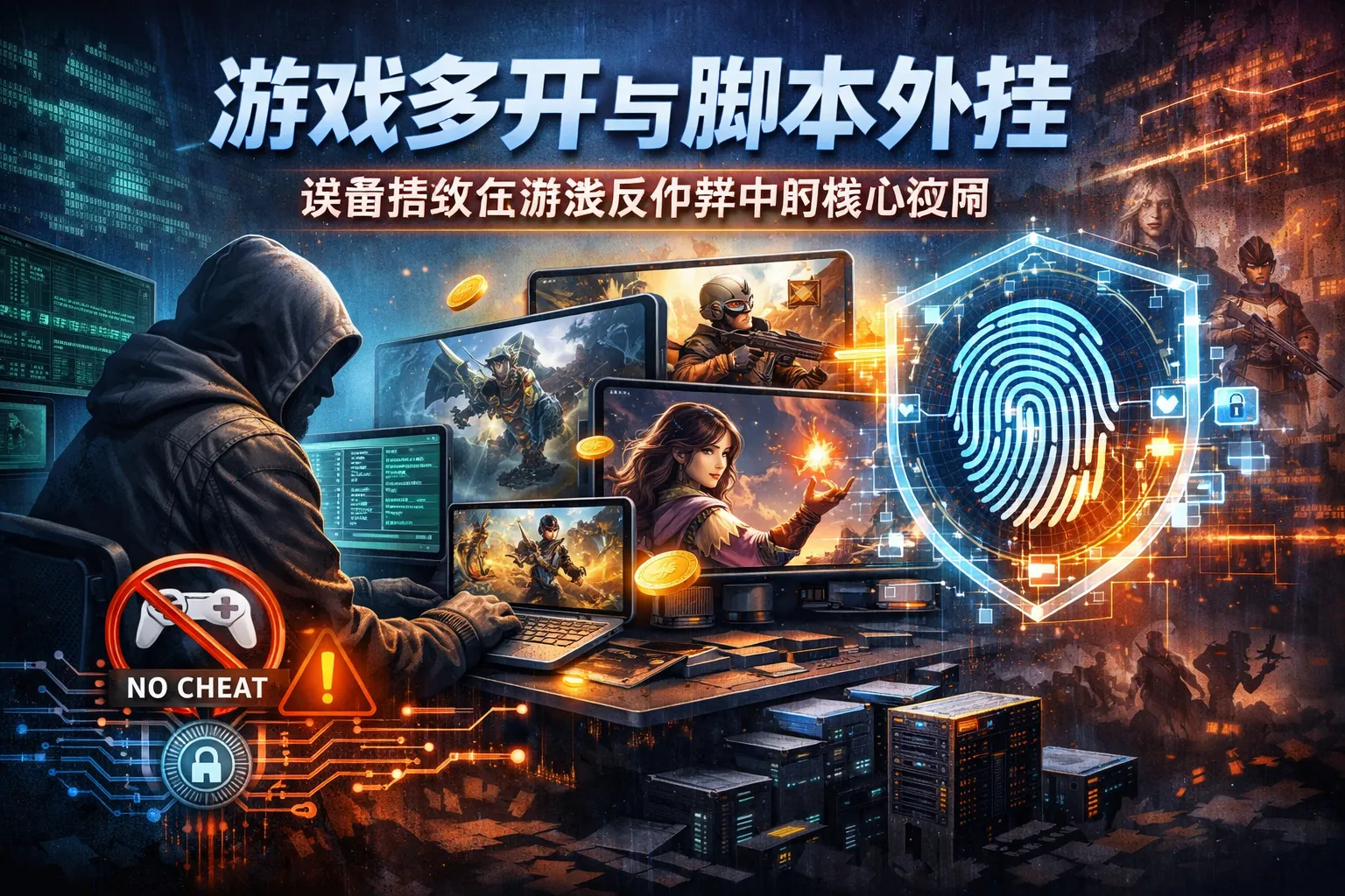 游戏多开与脚本外挂:设备指纹在游戏反作弊中的核心应用