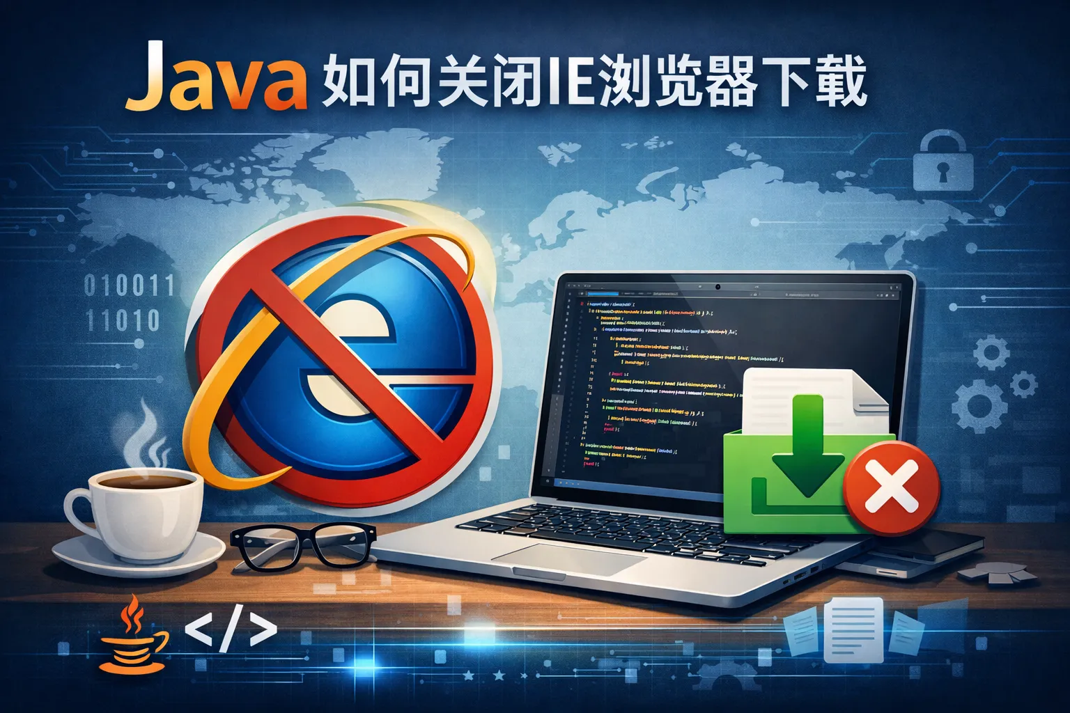 java如何关闭ie浏览器下载