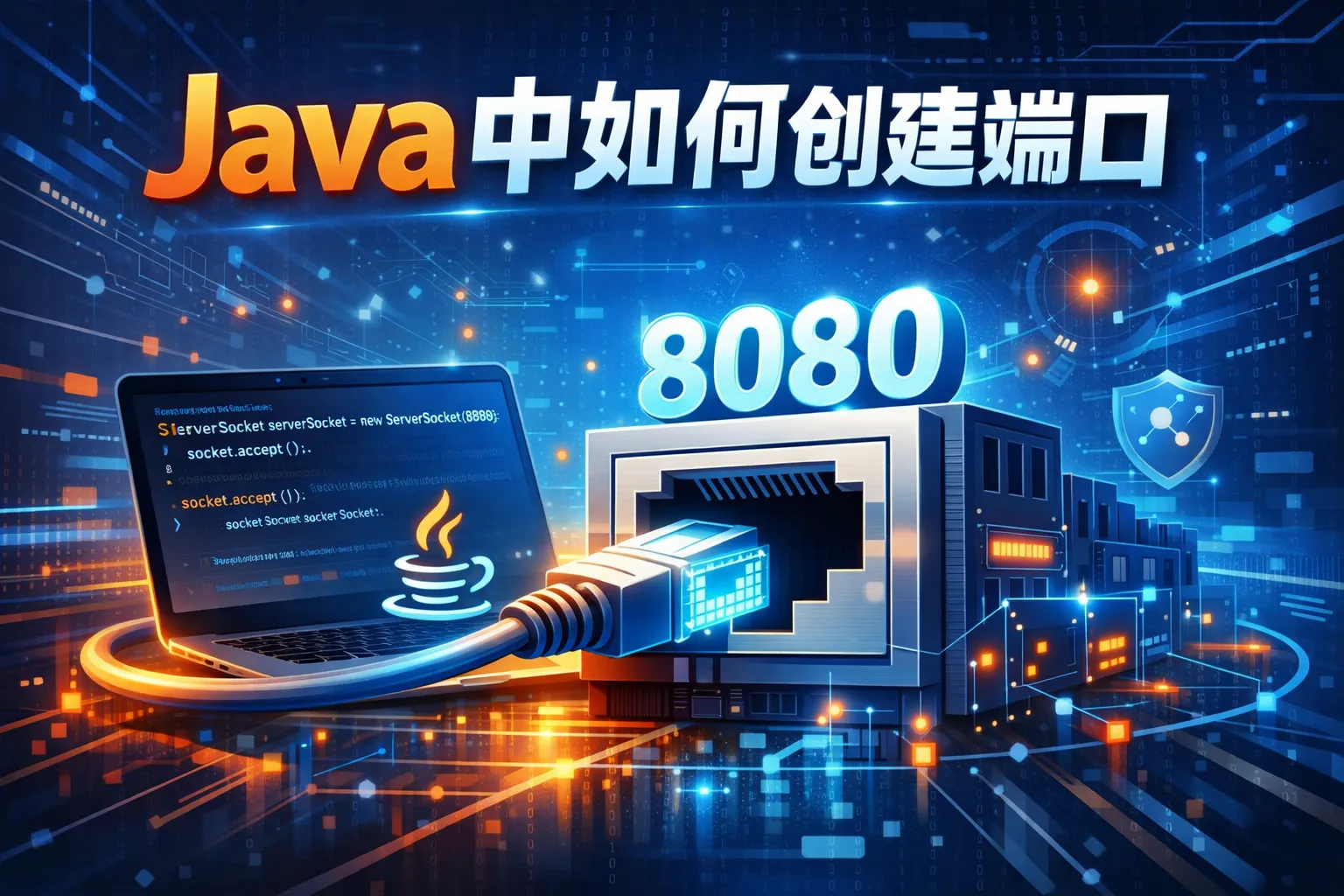java中如何创建端口