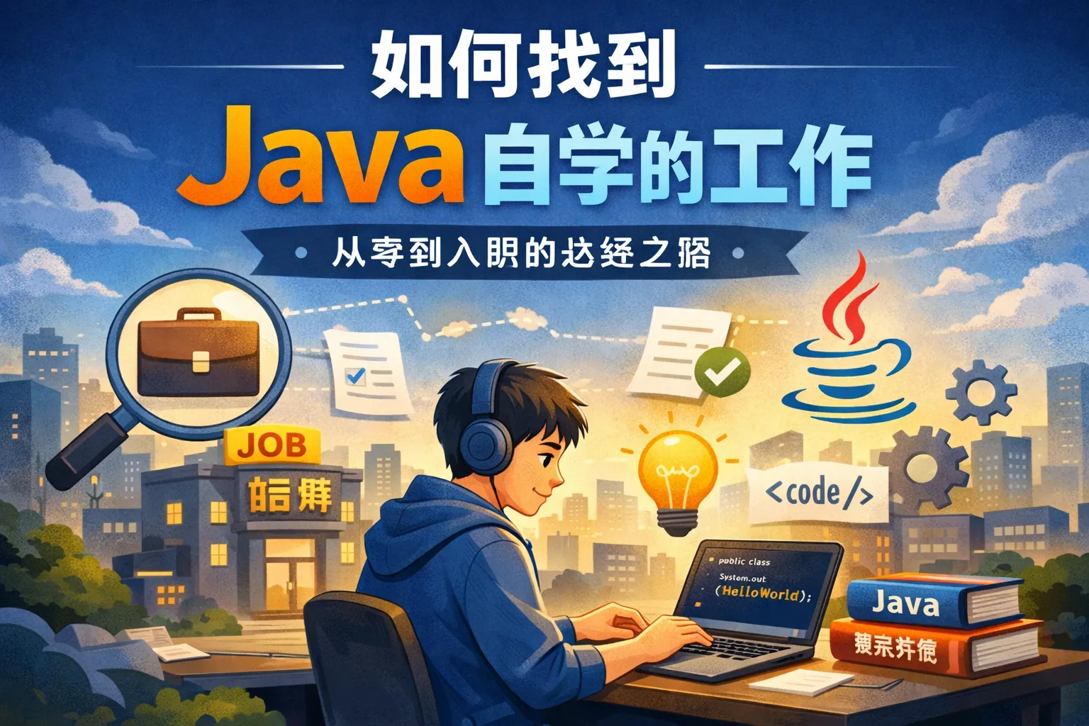 如何找到java自学的工作