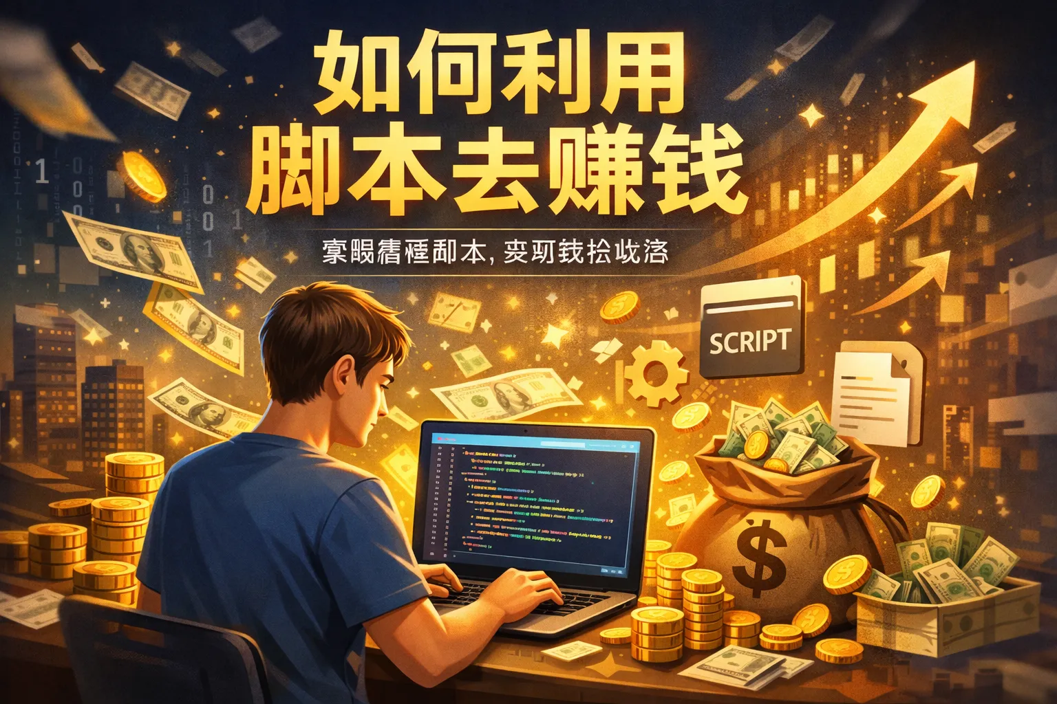 如何利用脚本去赚钱
