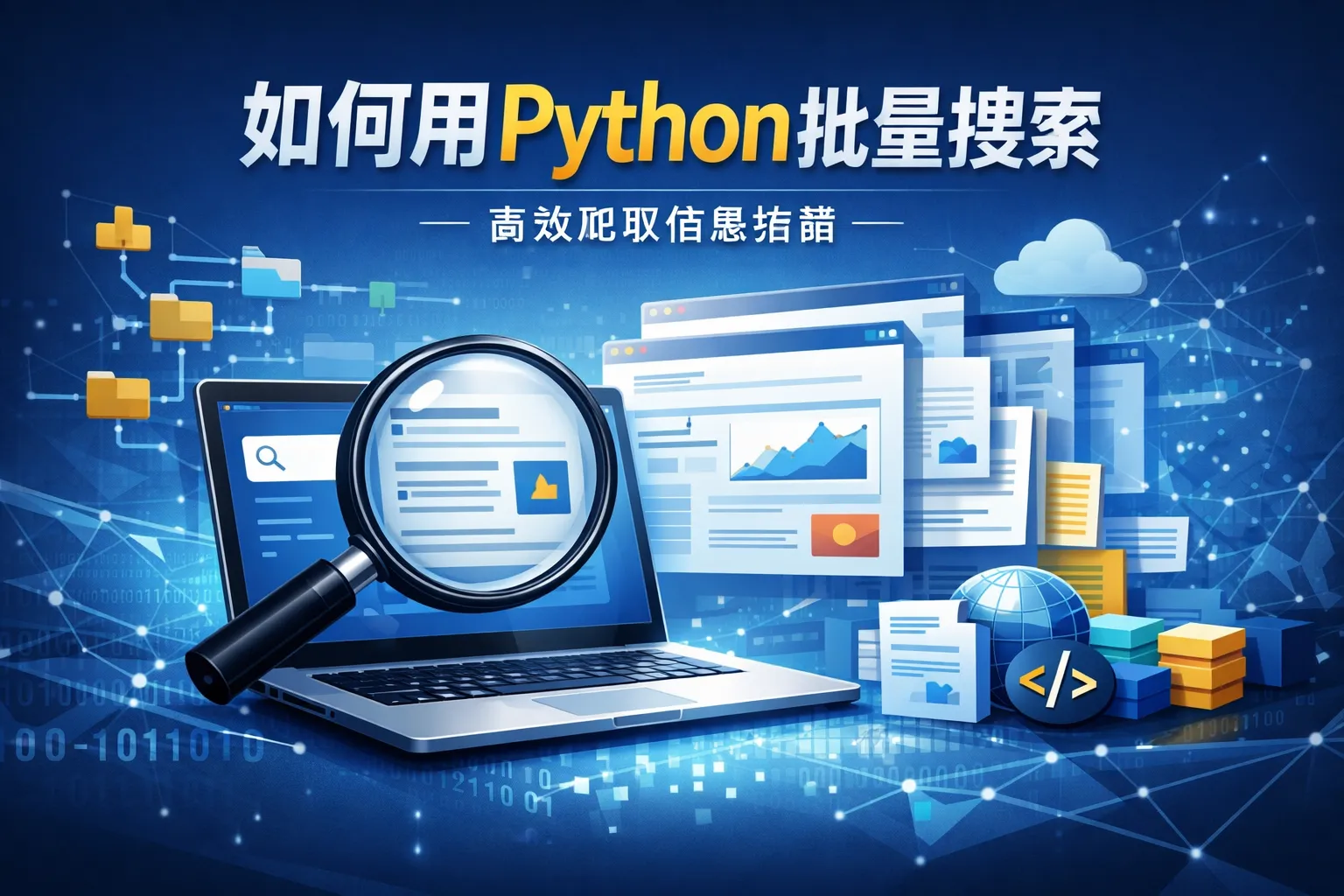 如何用python批量搜索