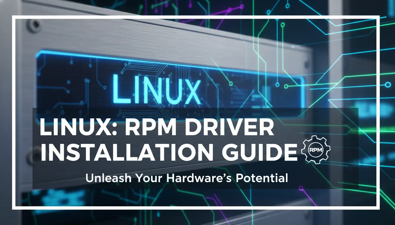 linux如何安装rpm驱动