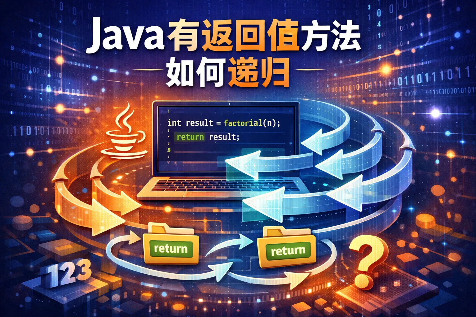 java有返回值方法如何递归