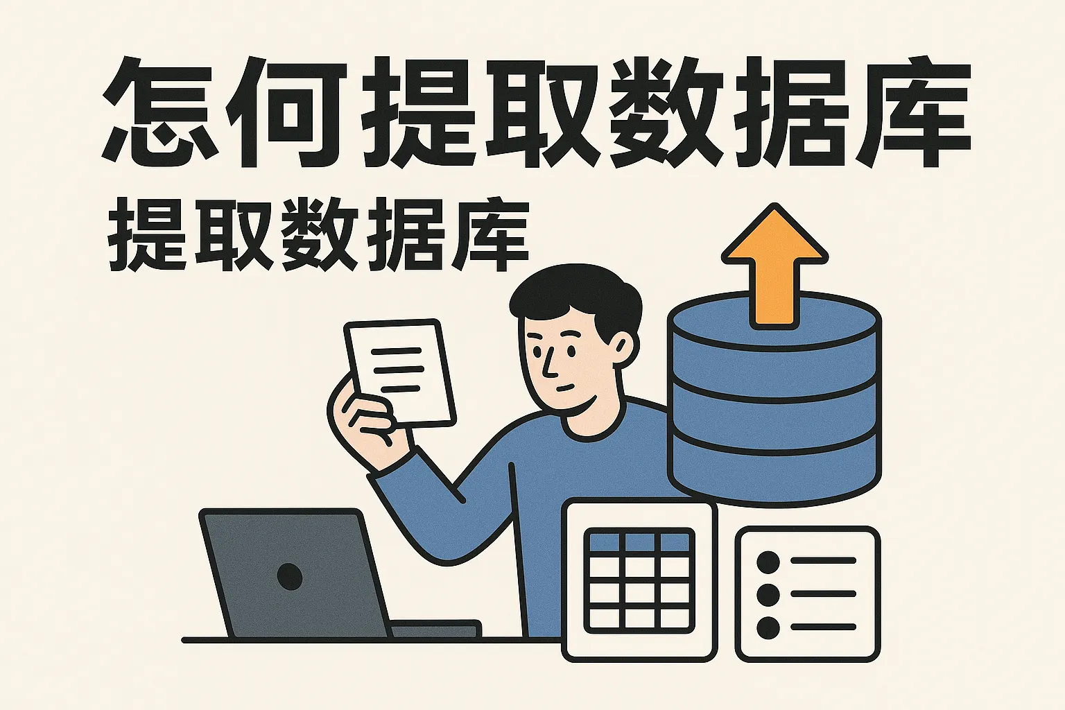 怎么提取数据库