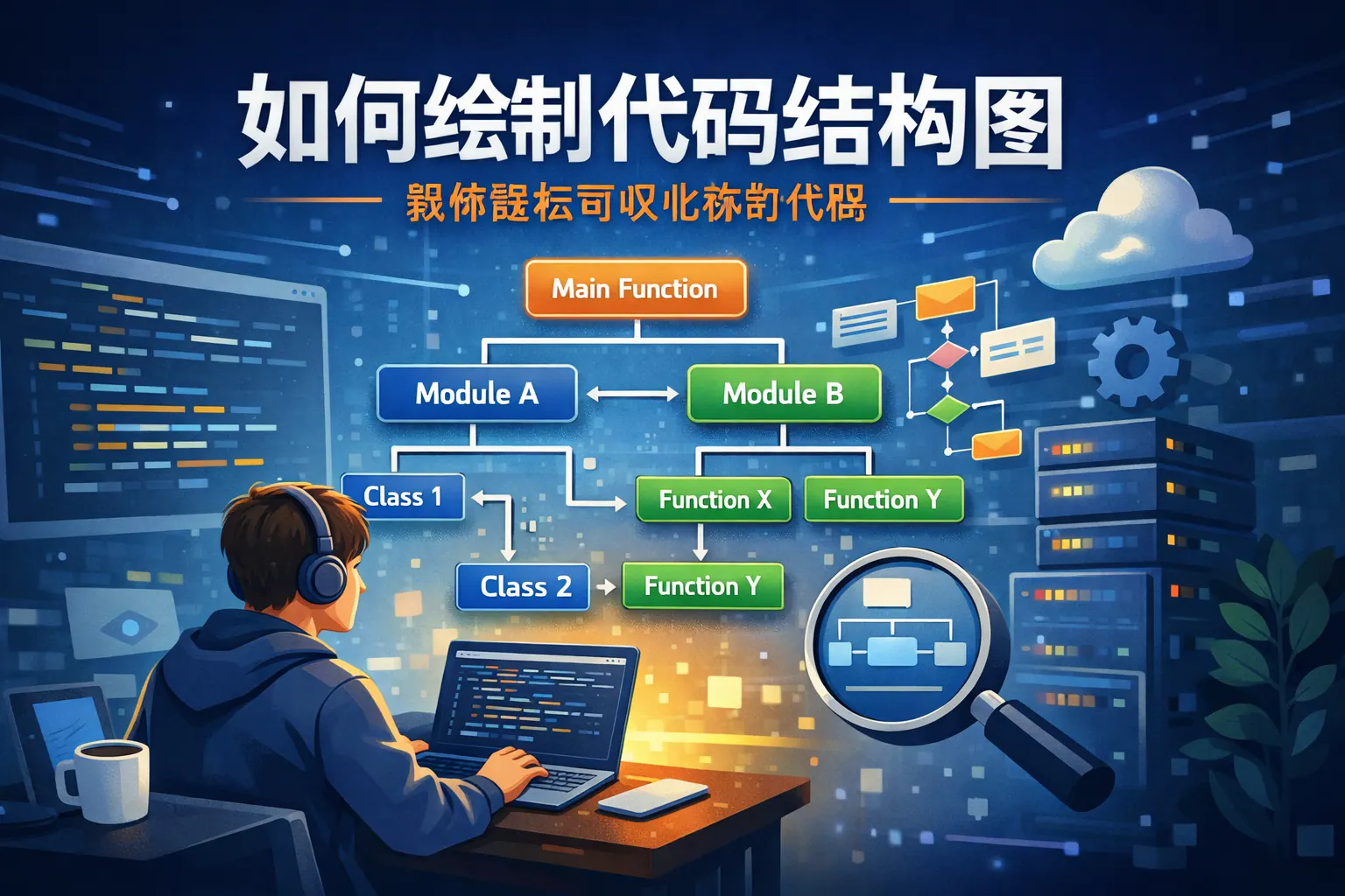 如何绘制代码结构图