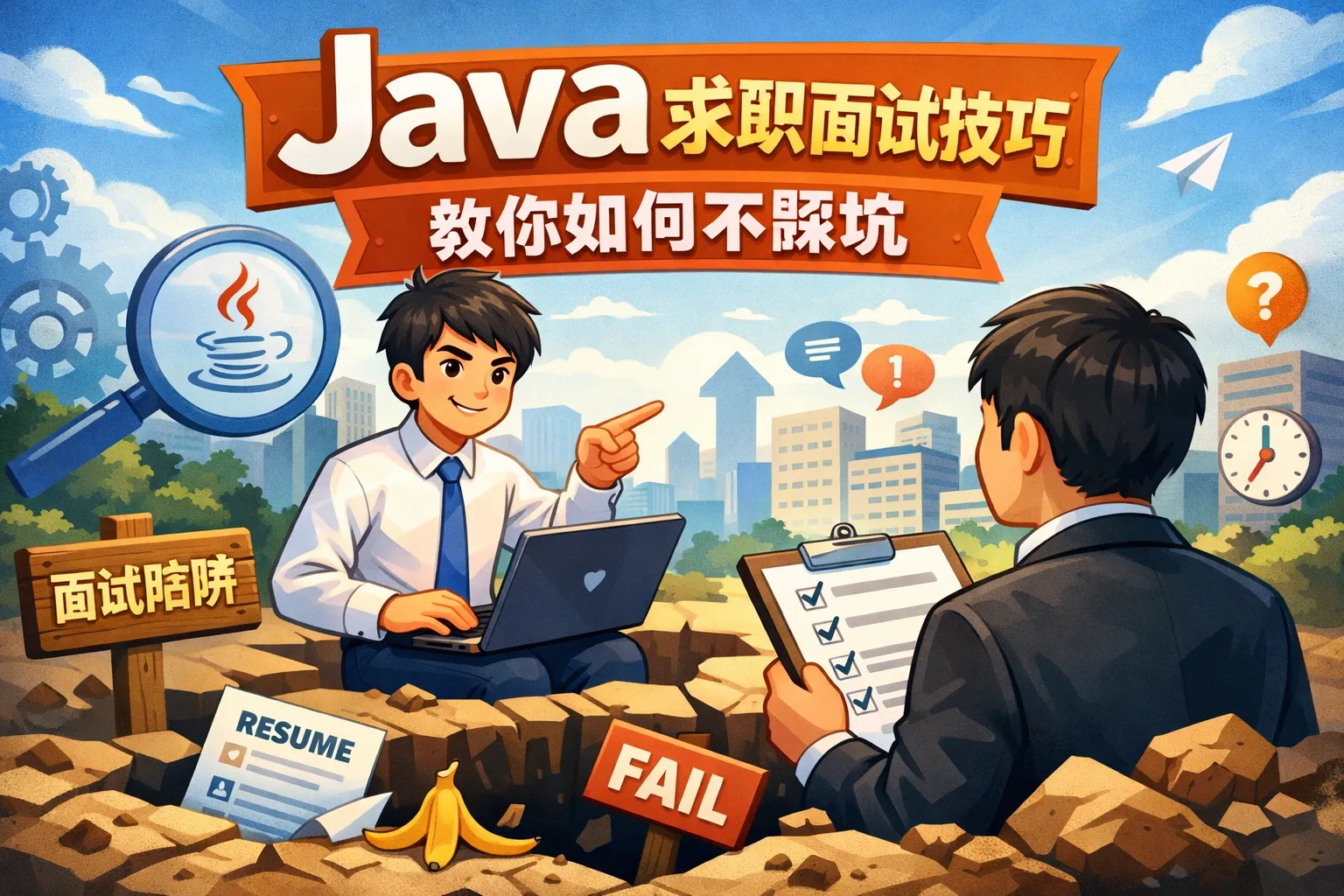 java求职面试技巧教你如何不踩坑