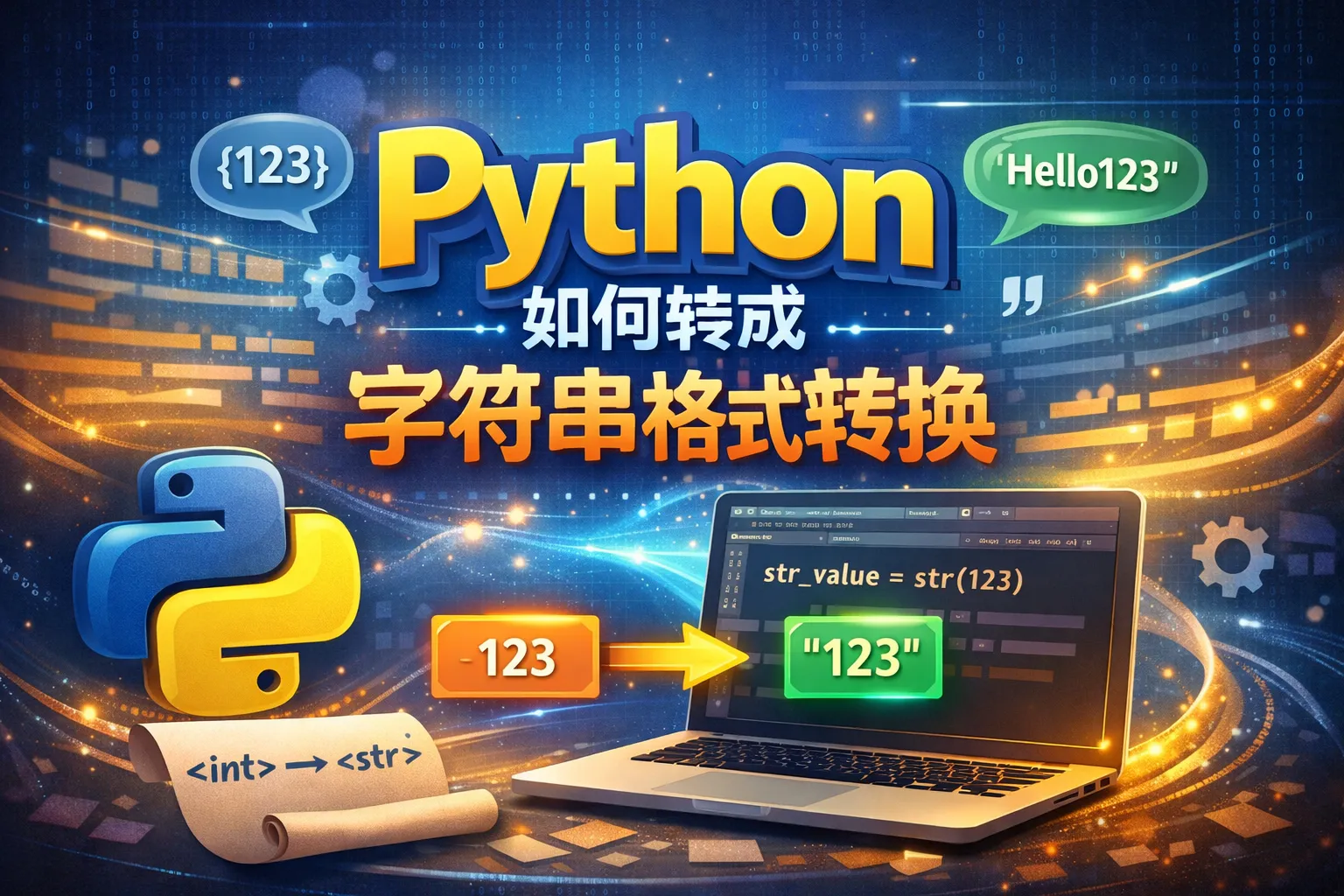 python如何转成字符串格式转换