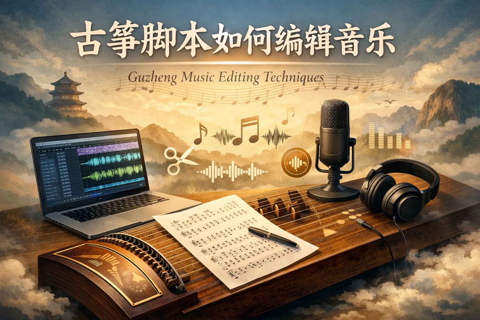 古筝脚本如何编辑音乐