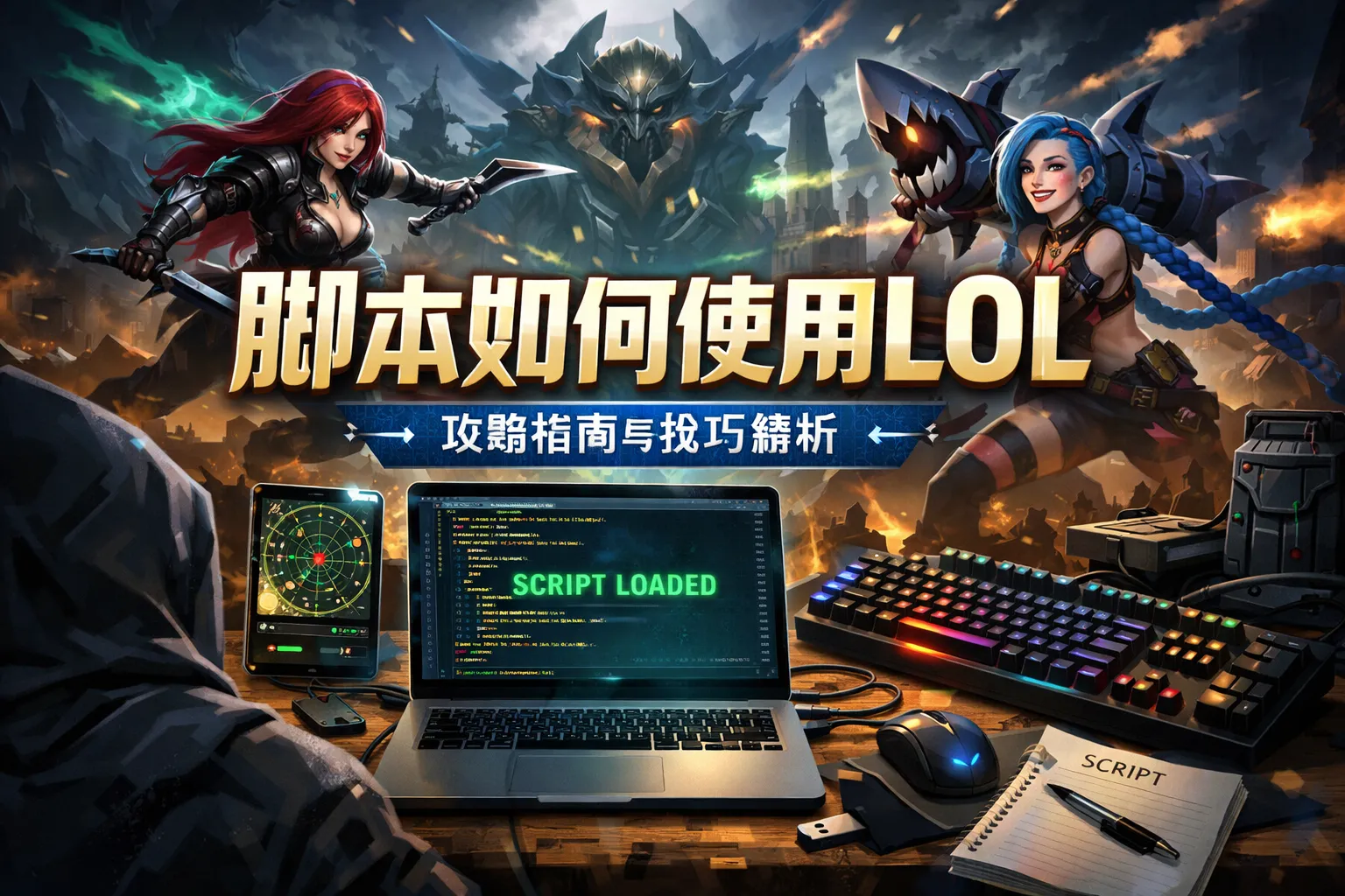 脚本如何使用lol