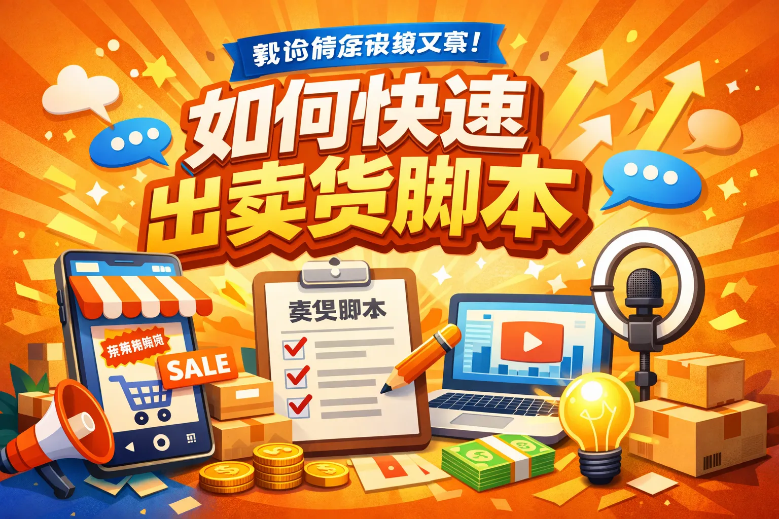 如何快速出卖货脚本