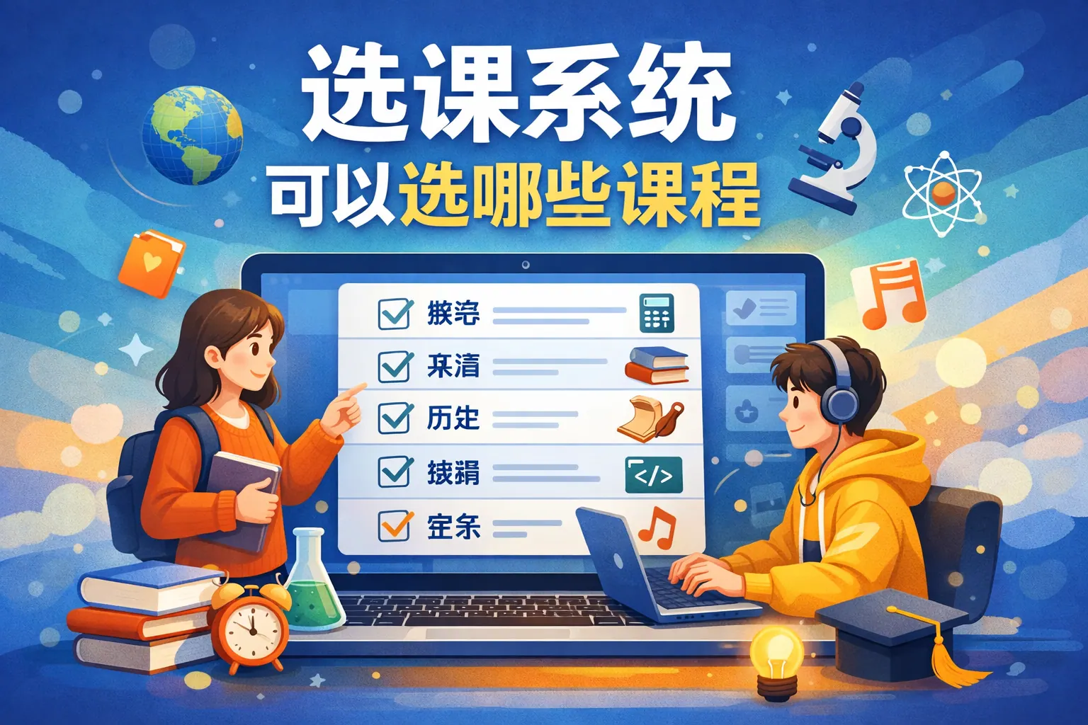 选课系统可以选哪些课程