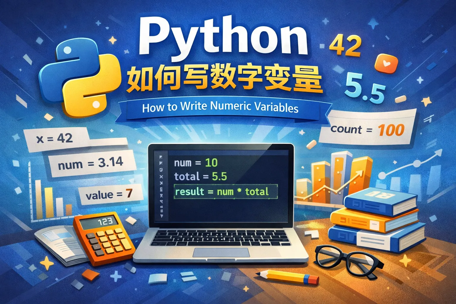 python如何写数字变量