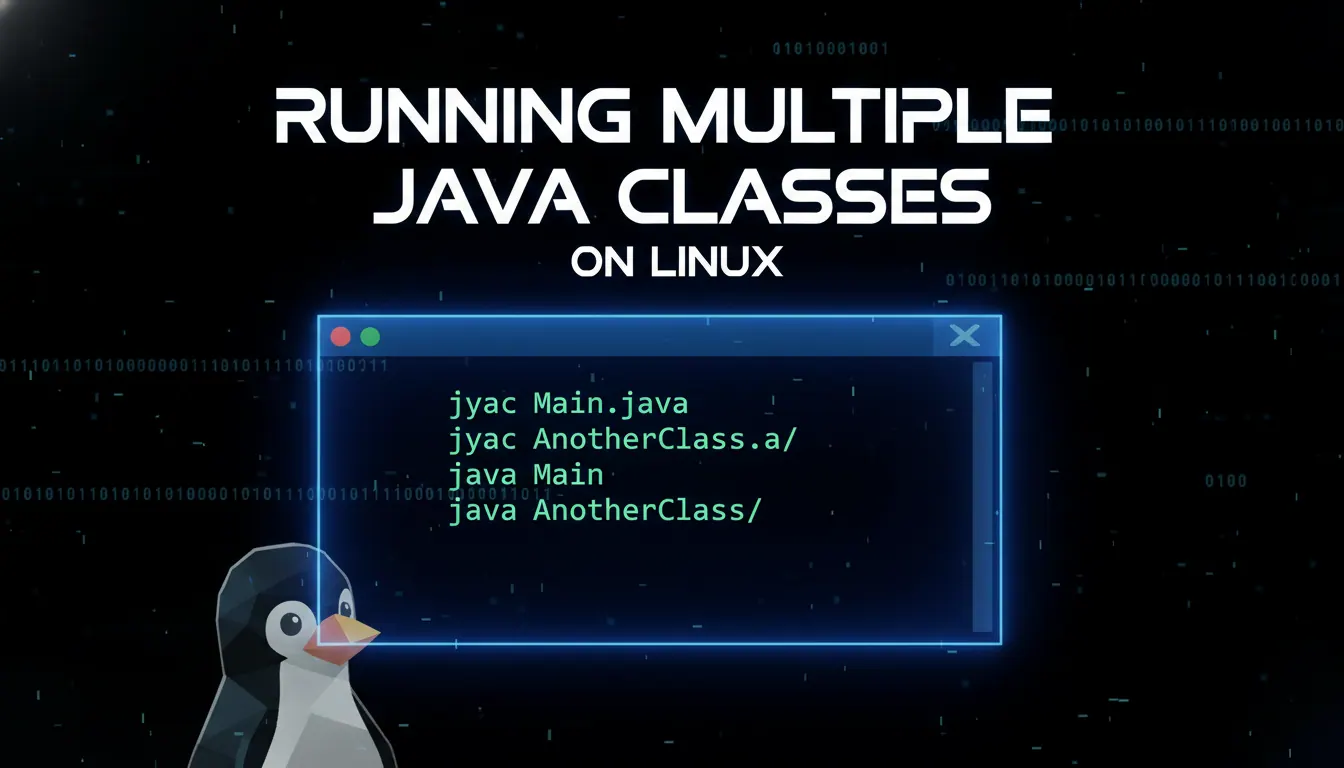 linux下如何运行多个Java类