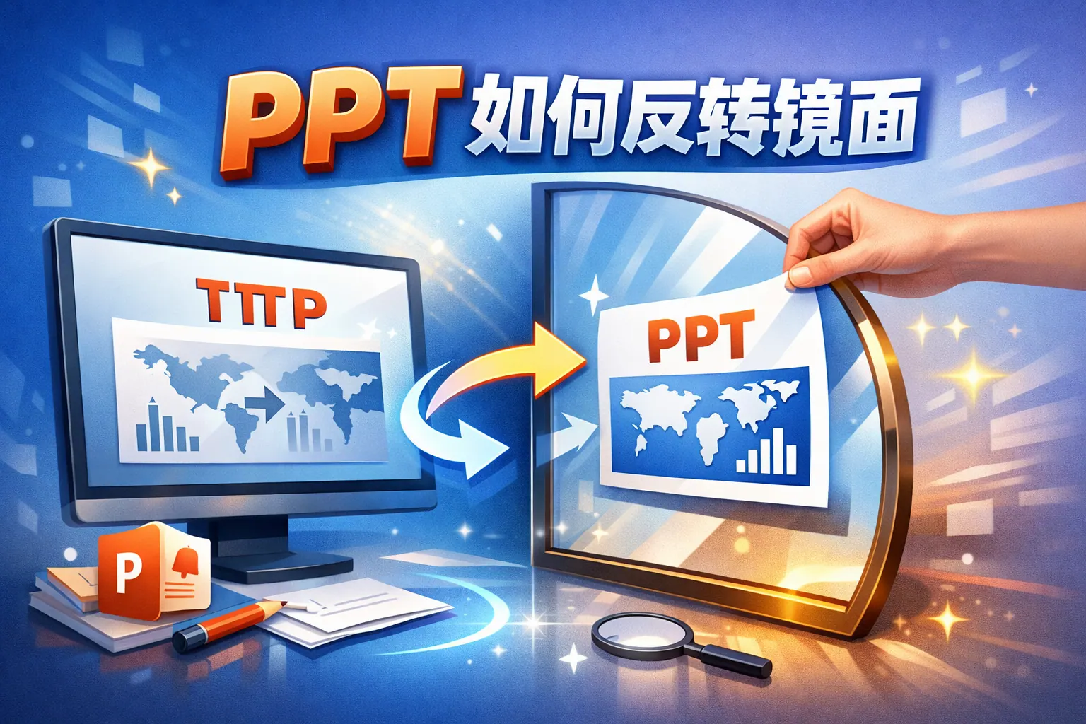 ppt如何反转镜面