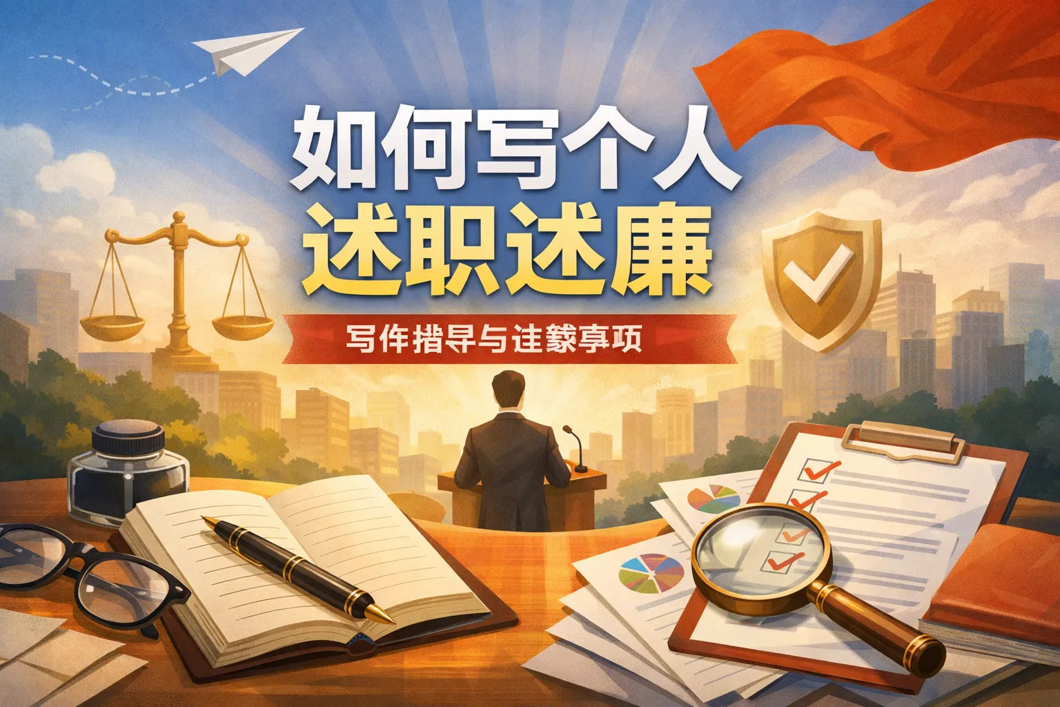 如何写个人述职述廉