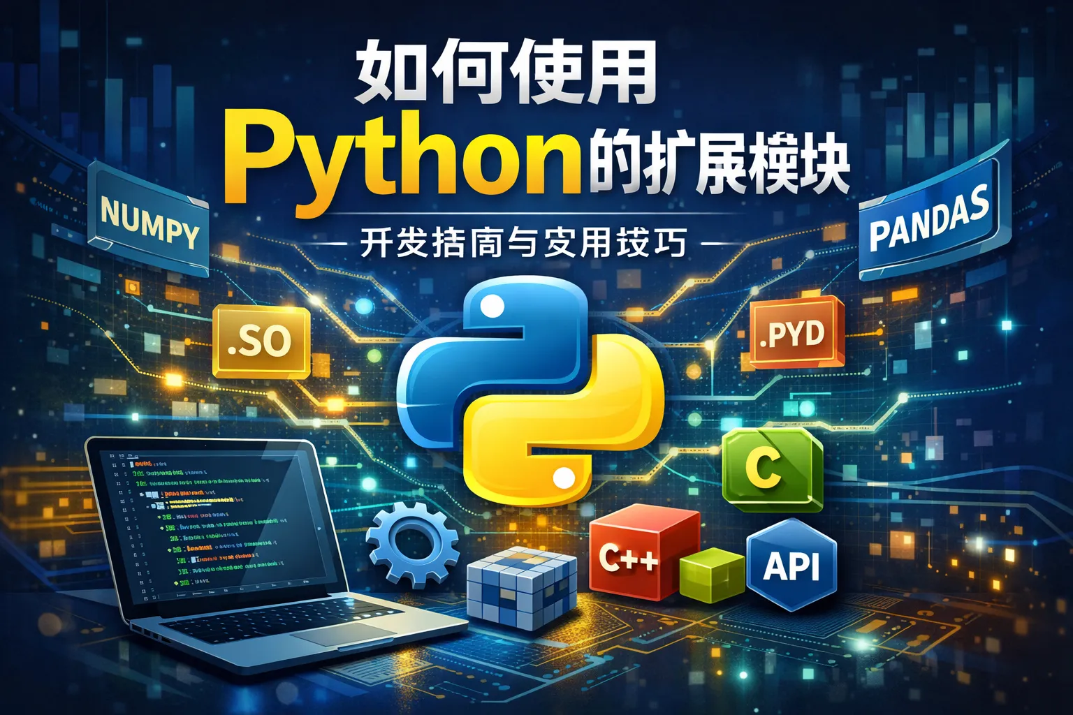 如何使用python的扩展模块