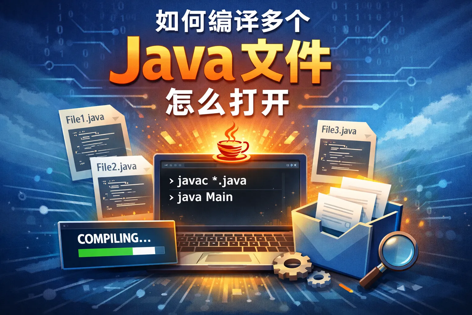 如何编译多个java文件怎么打开