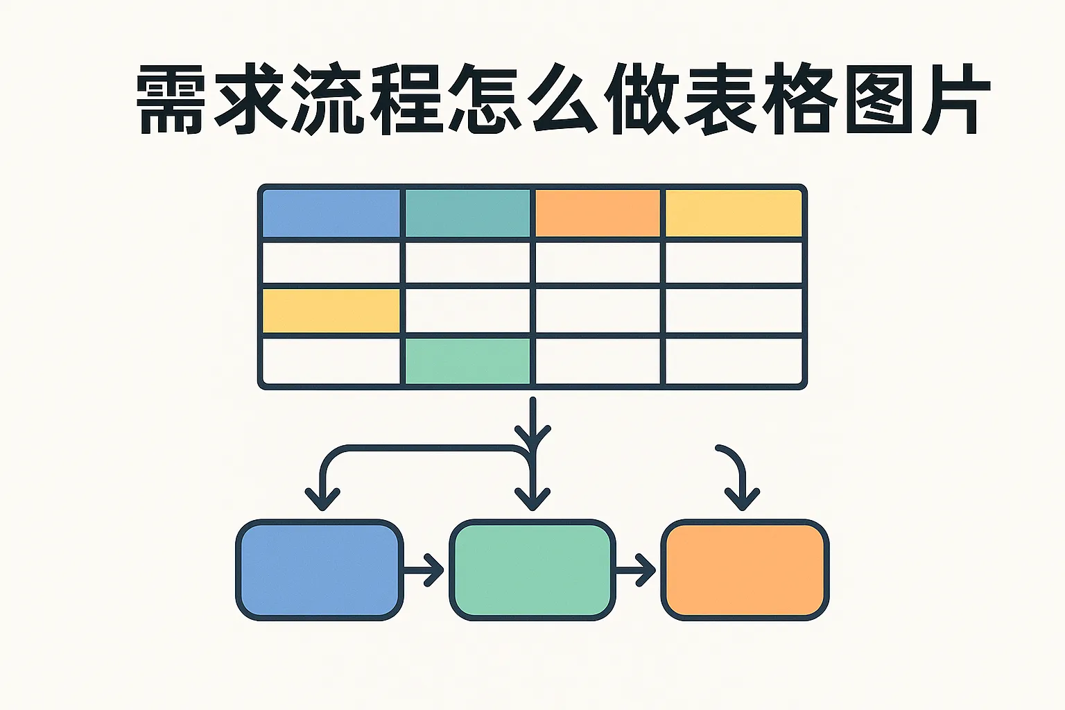 需求流程怎么做表格图片
