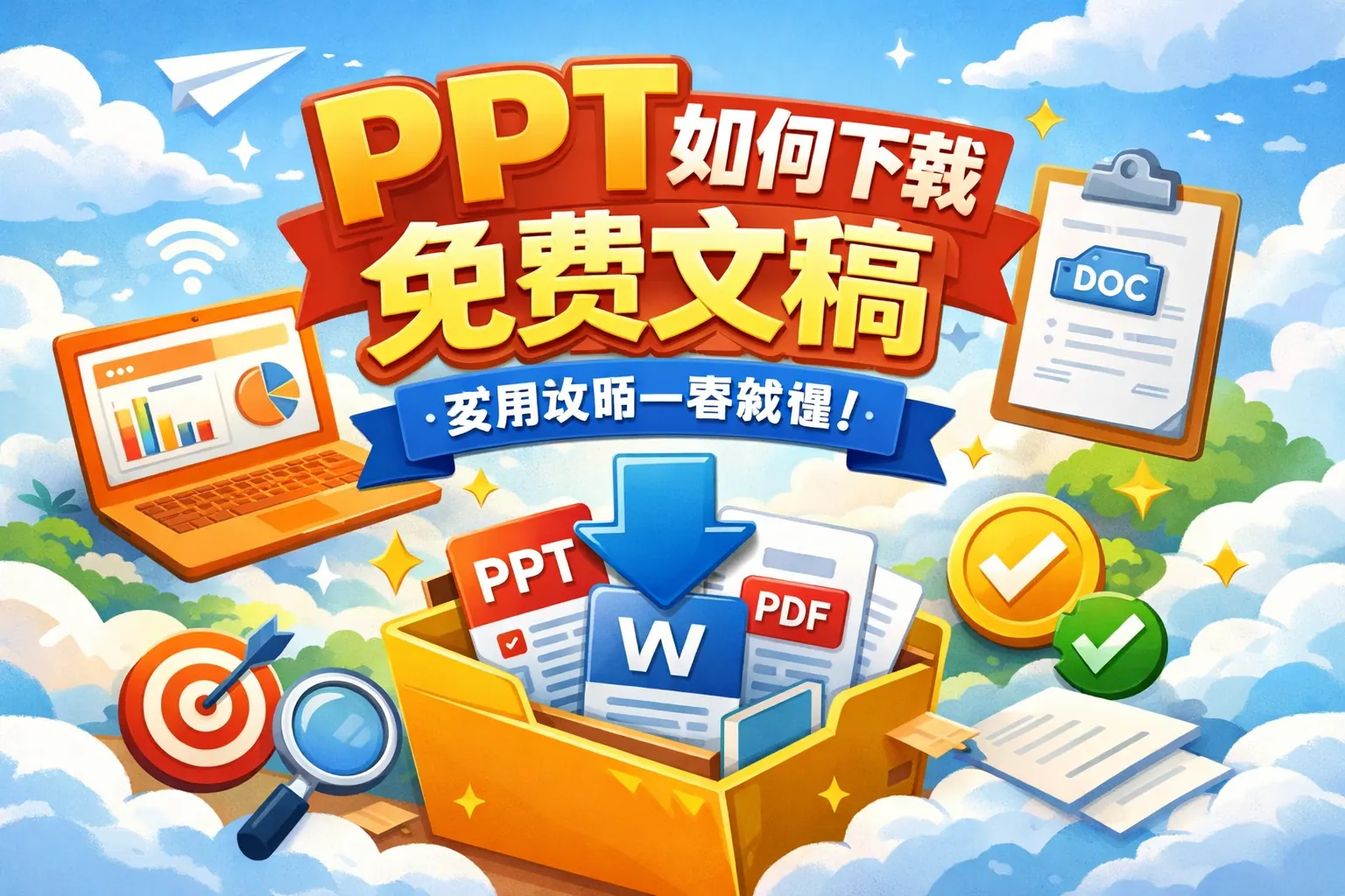 ppt如何下载免费文稿