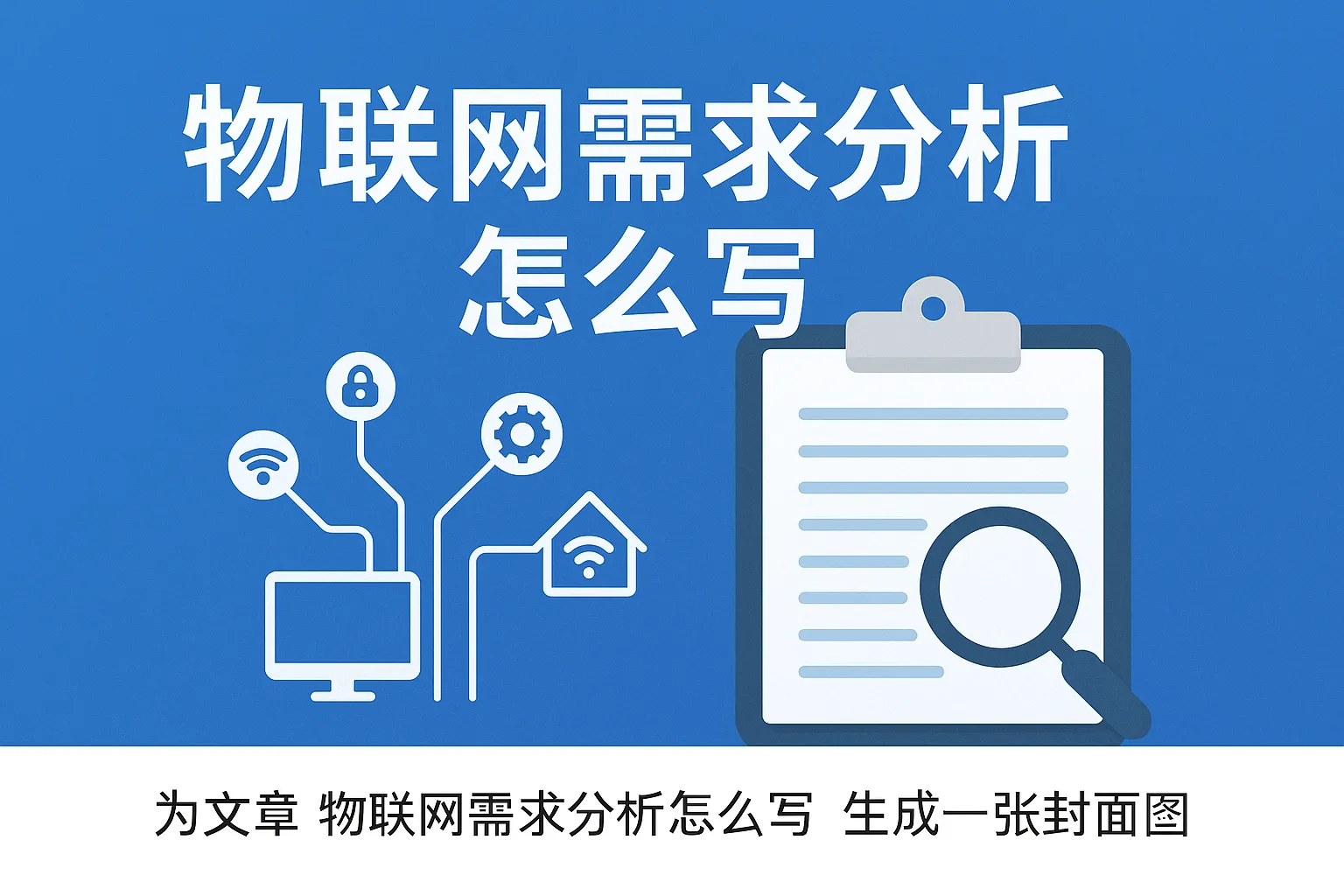 物联网需求分析怎么写