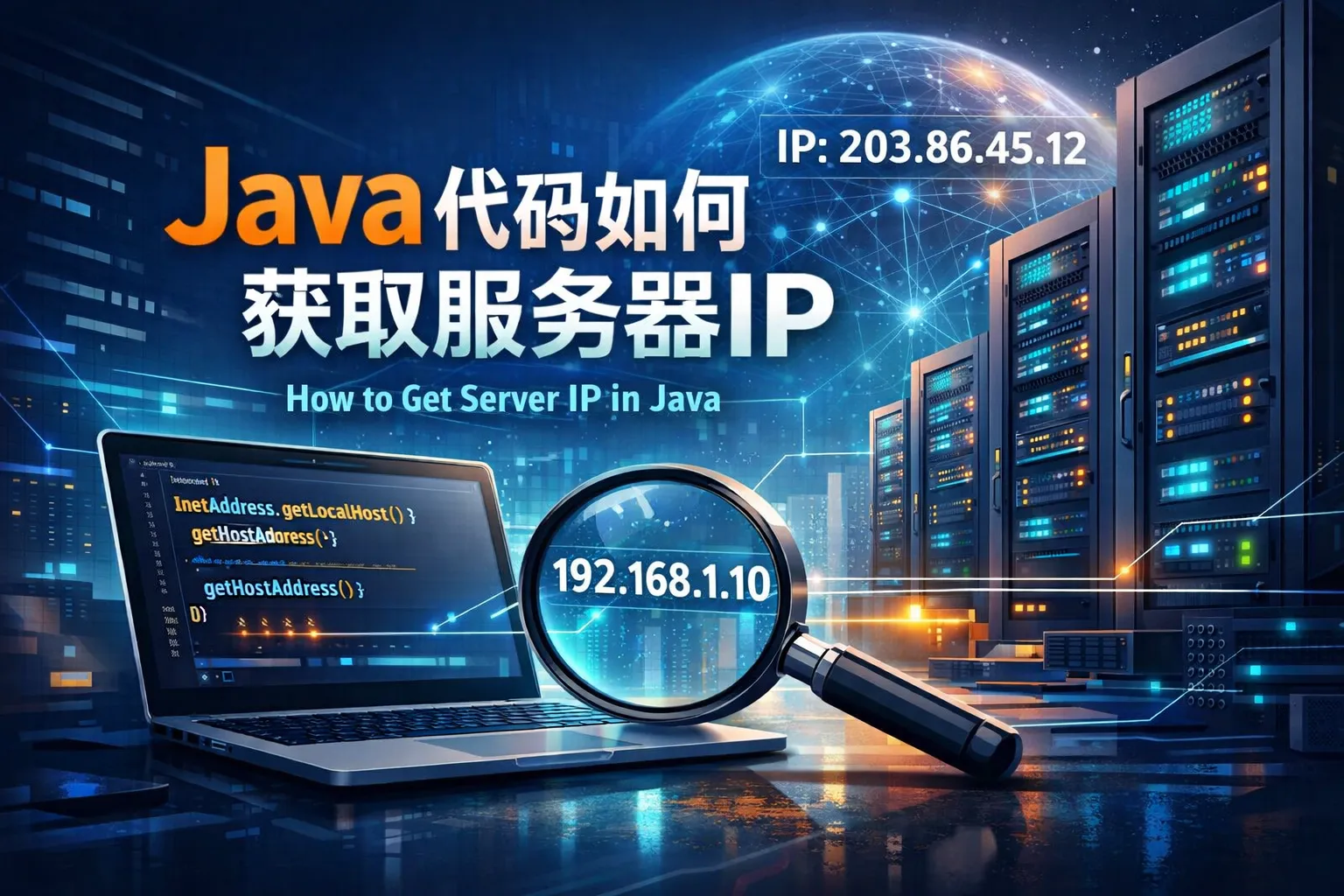 java代码如何获取服务器ip