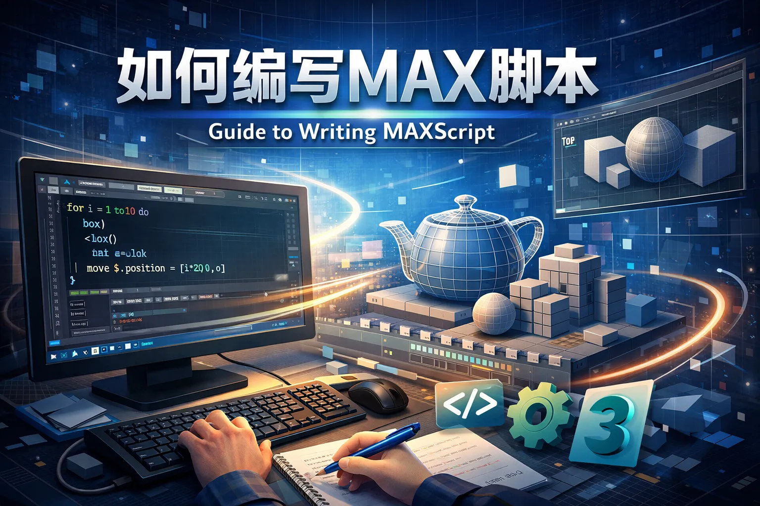 如何编写max脚本