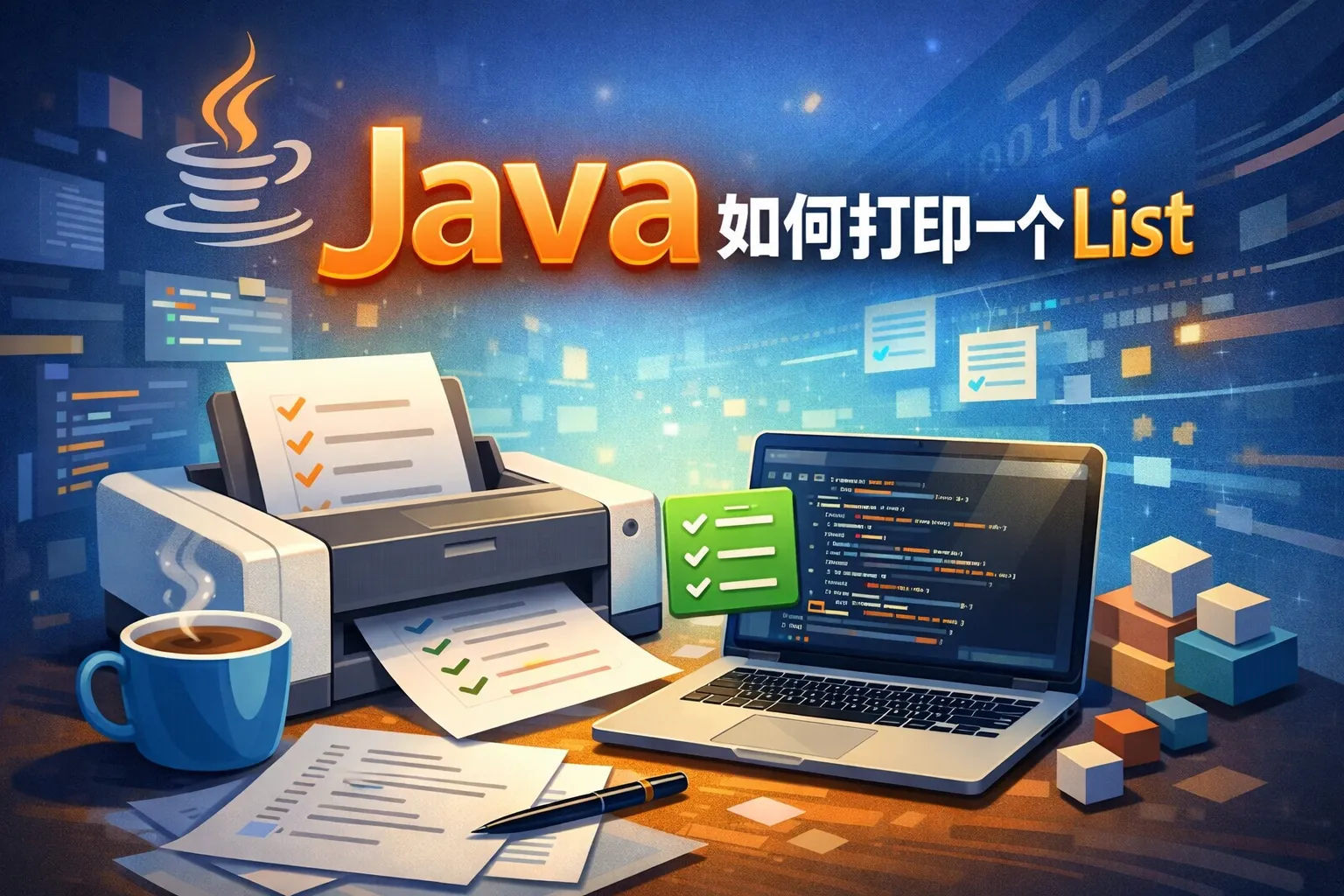 java如何打印一个list