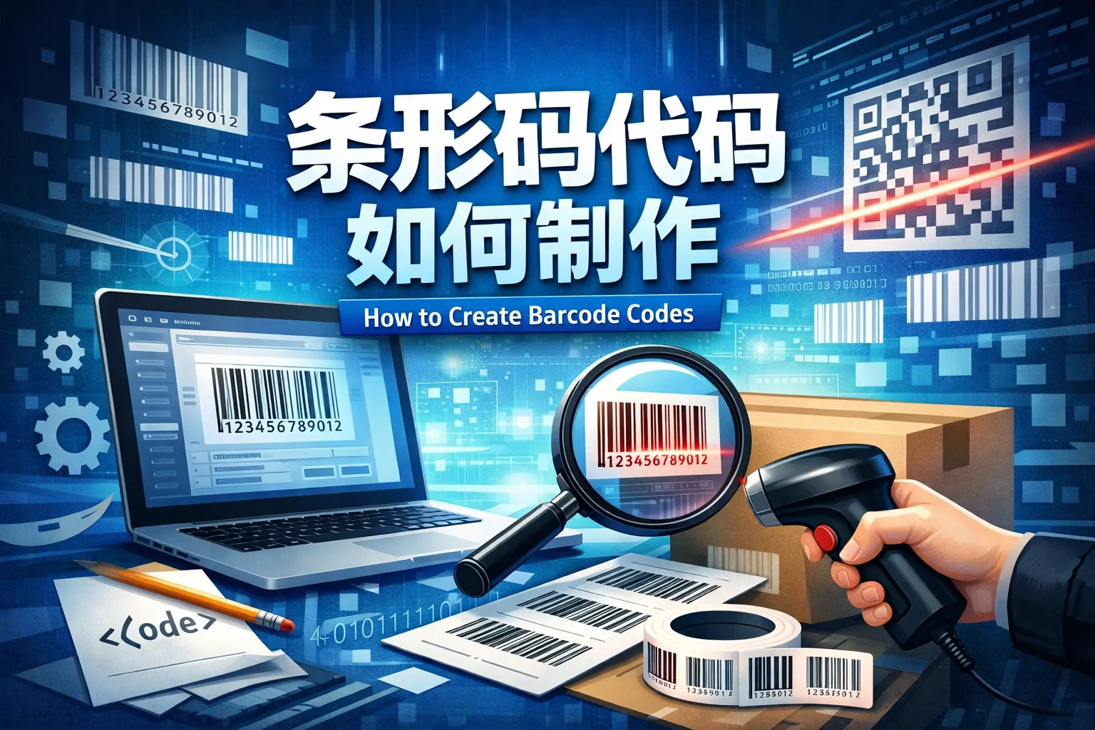 条形码代码如何制作