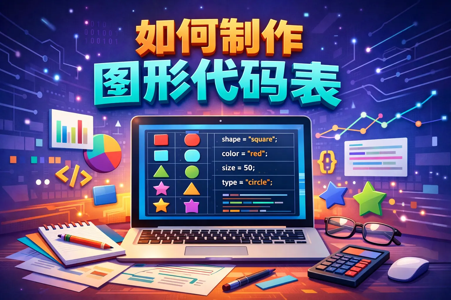 如何制作图形代码表