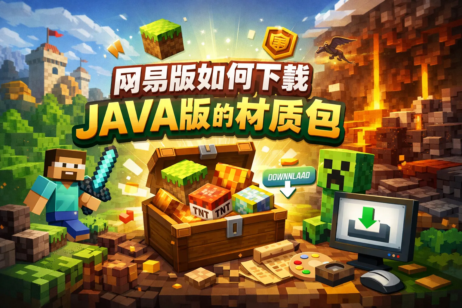 网易版如何下载java版的材质包