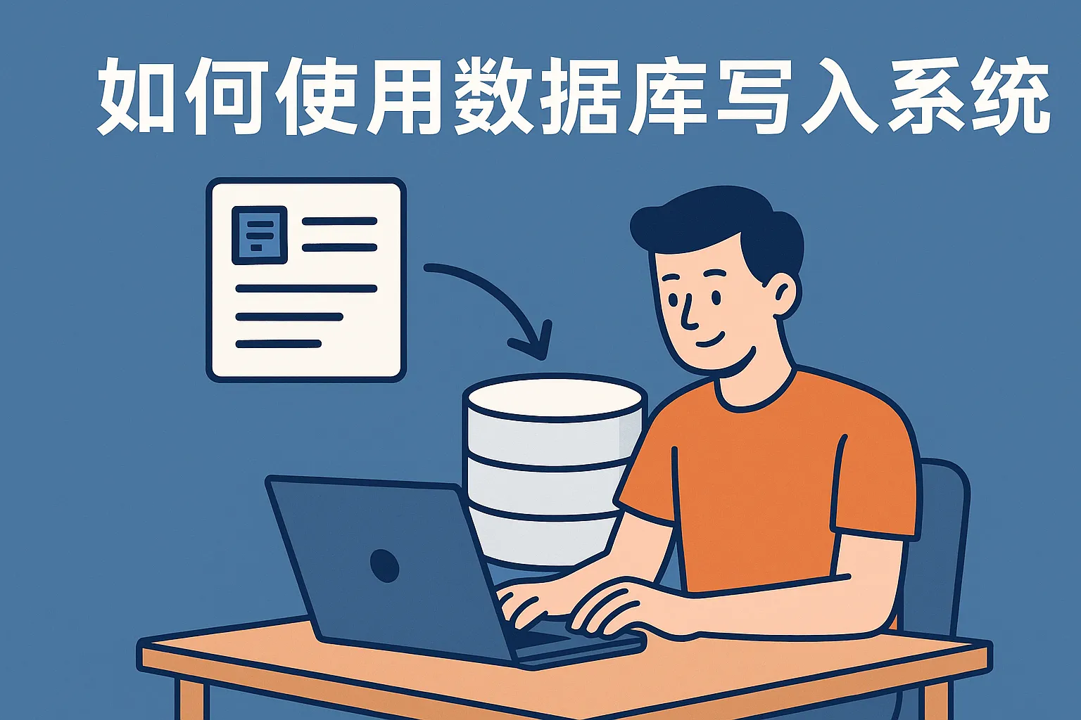 怎么使用数据库写入系统