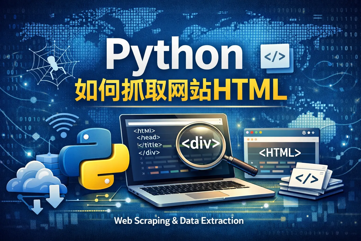 Python如何抓取网站html