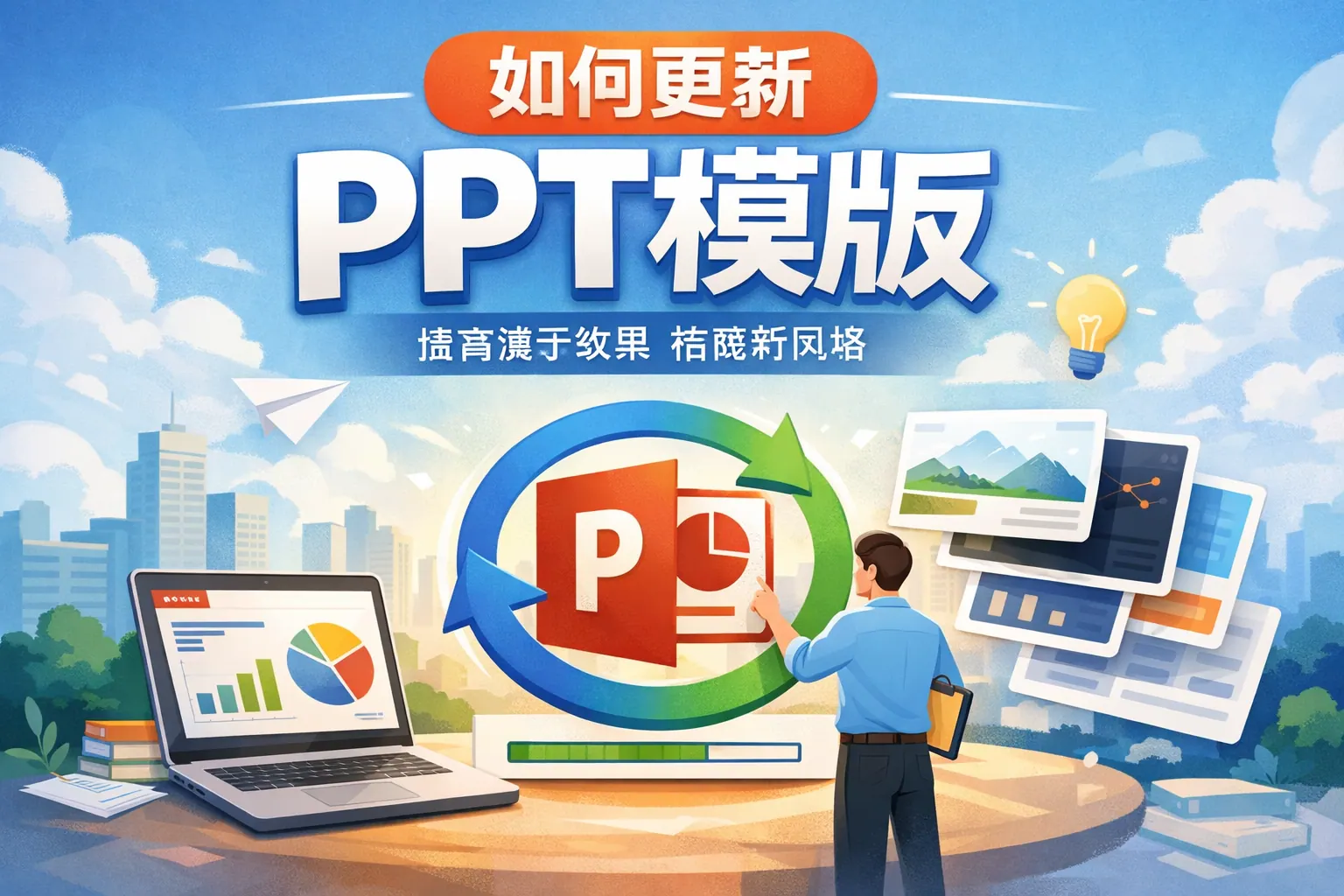 如何更新ppt模版