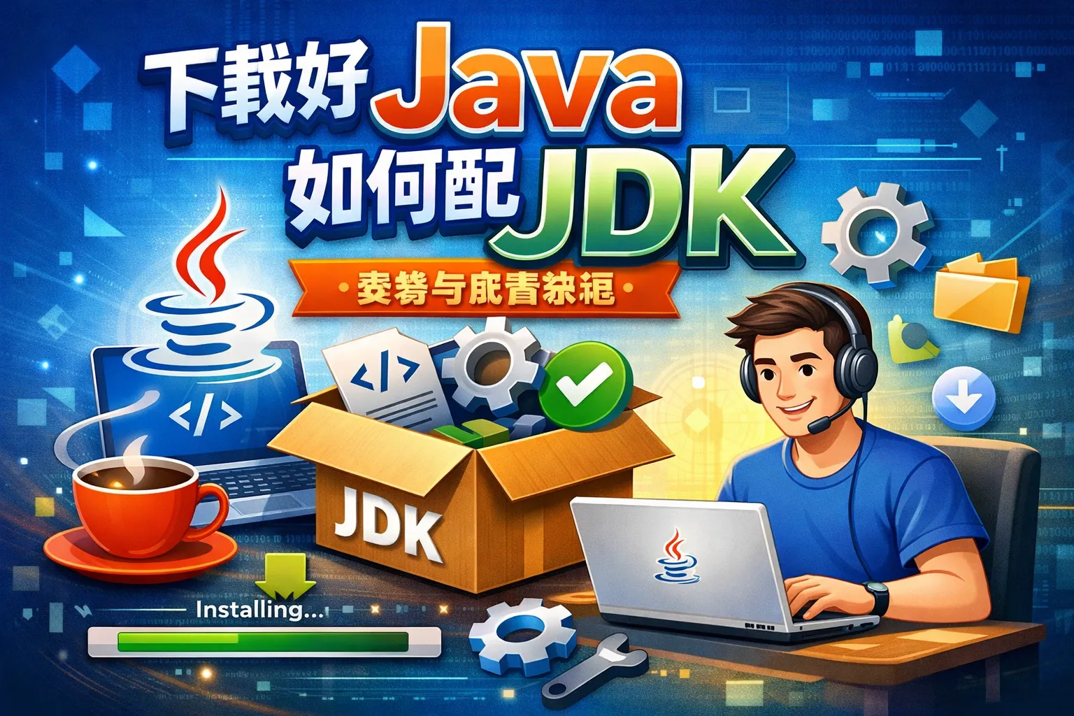 下载好java如何配jdk