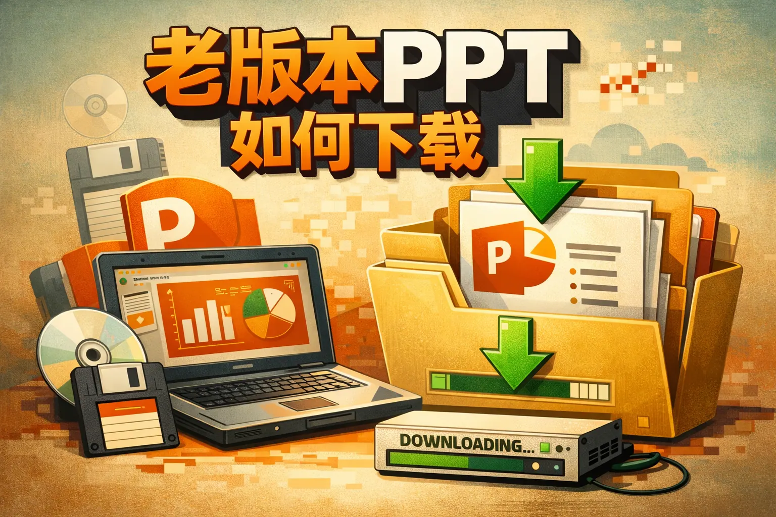 老版本PPT如何下载