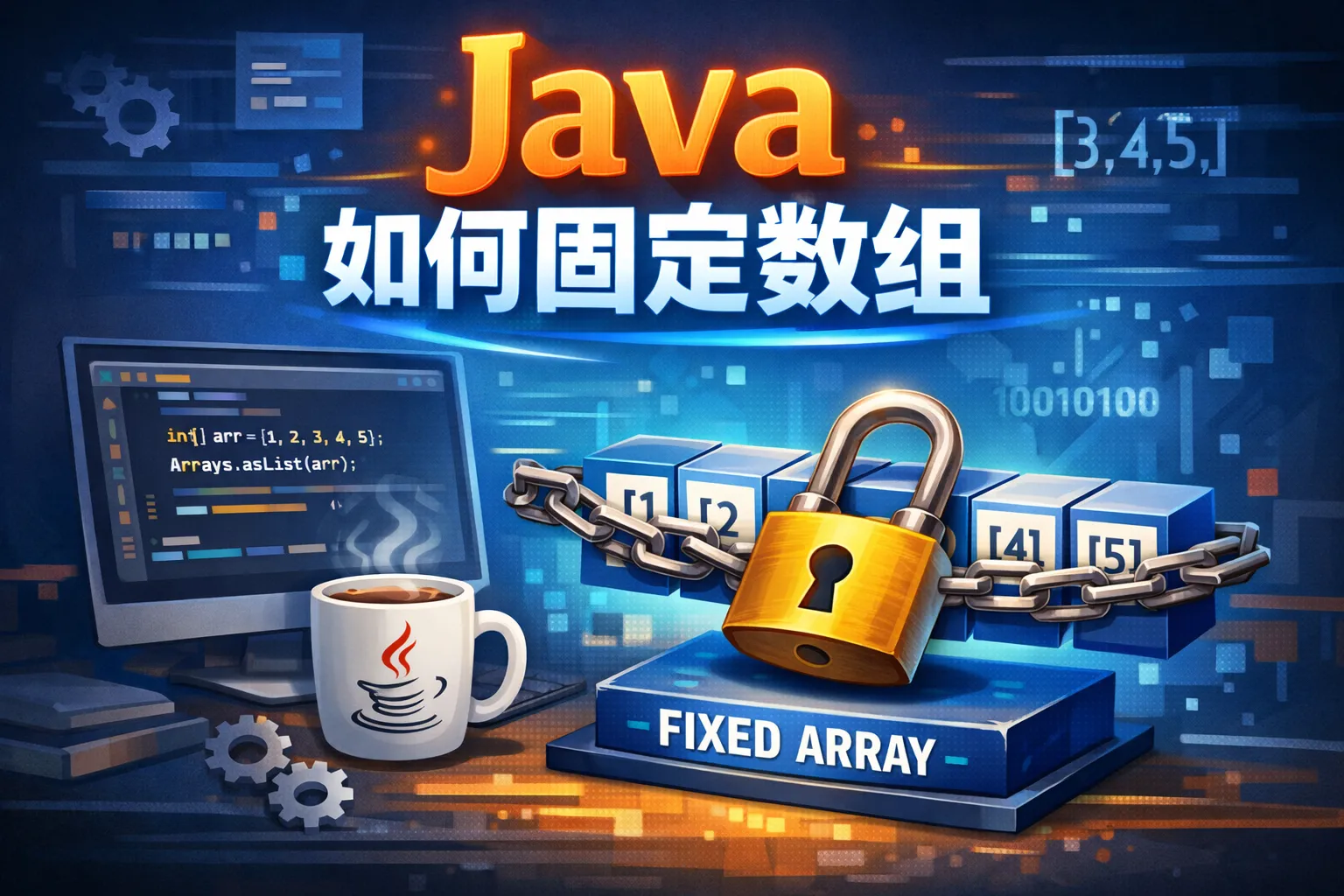 java如何固定数组
