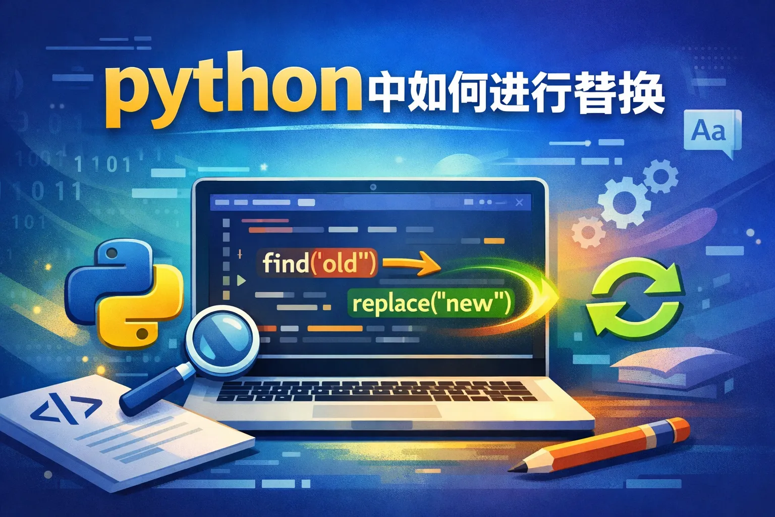 python中如何进行替换
