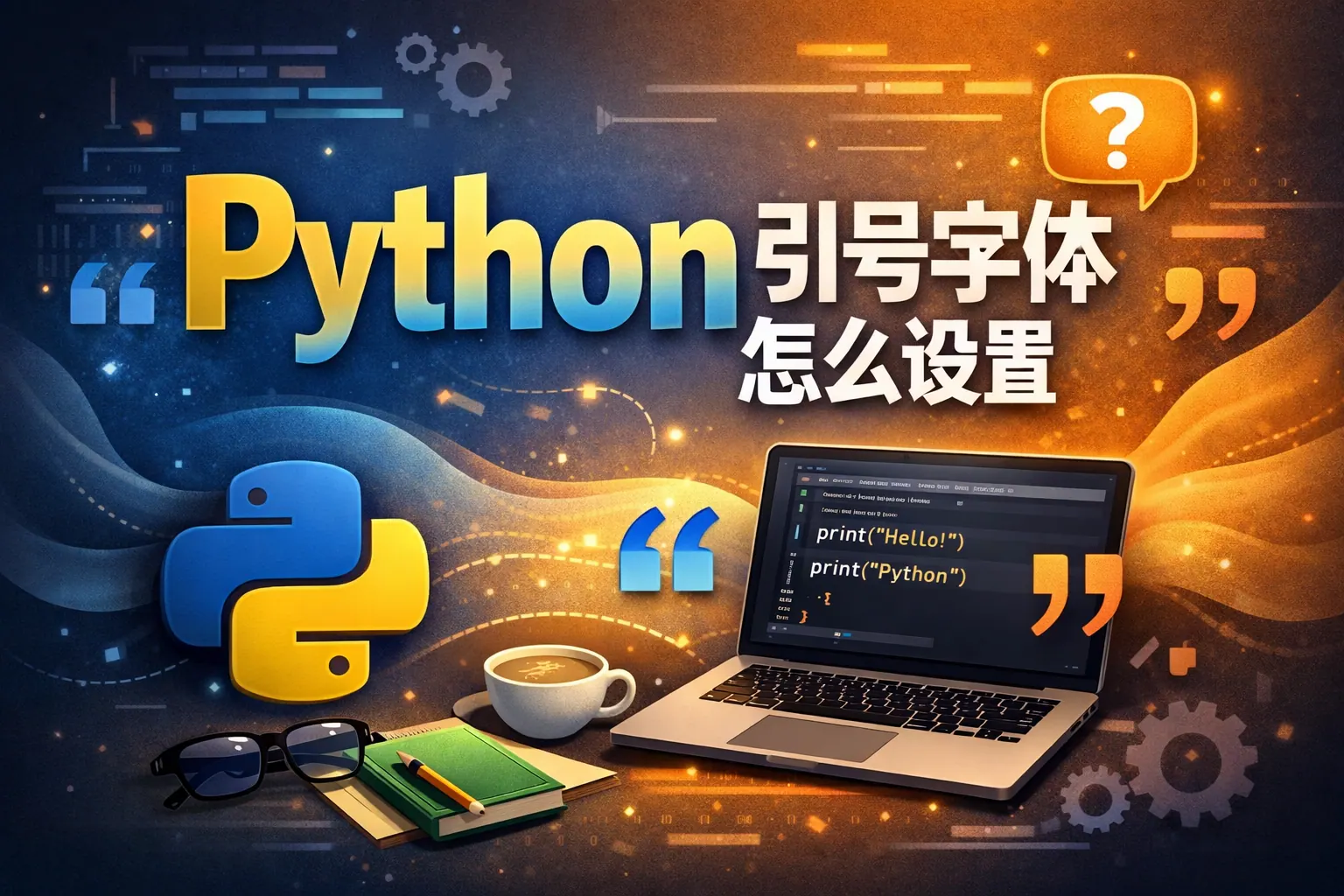 python引号字体怎么设置