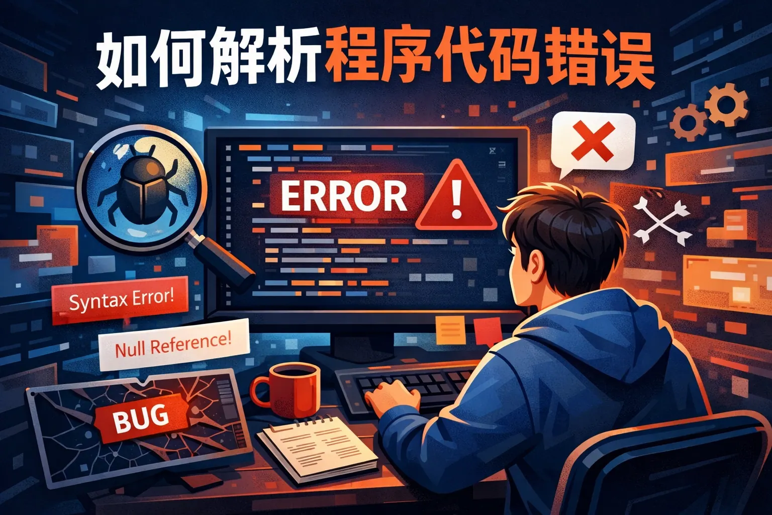 如何解析程序代码错误